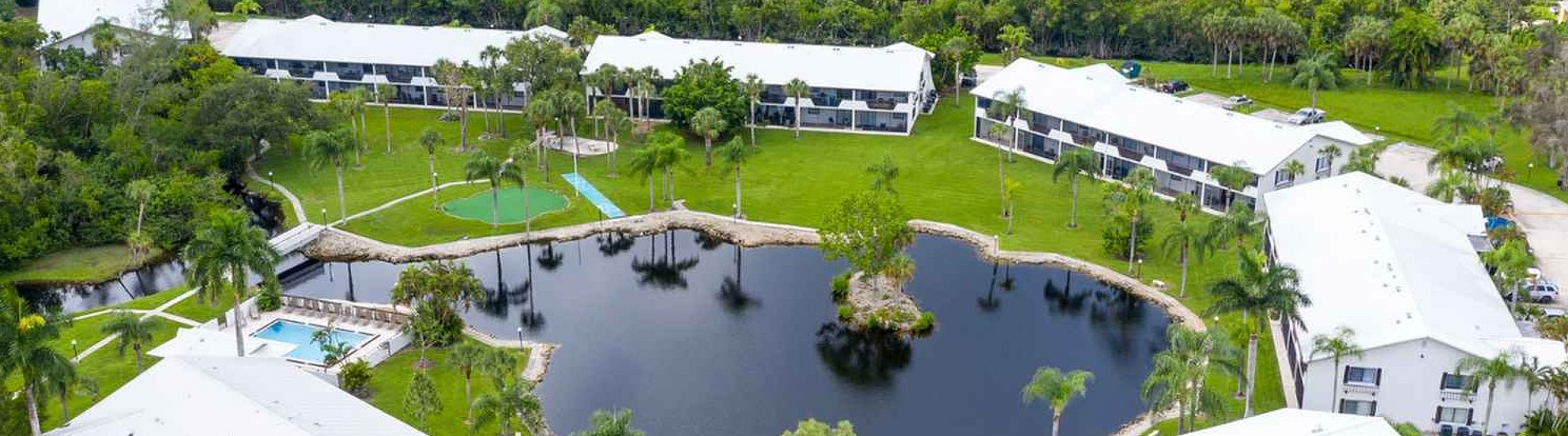 aerial view of property
