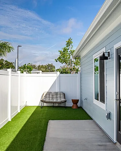 Private Fenced Backyard