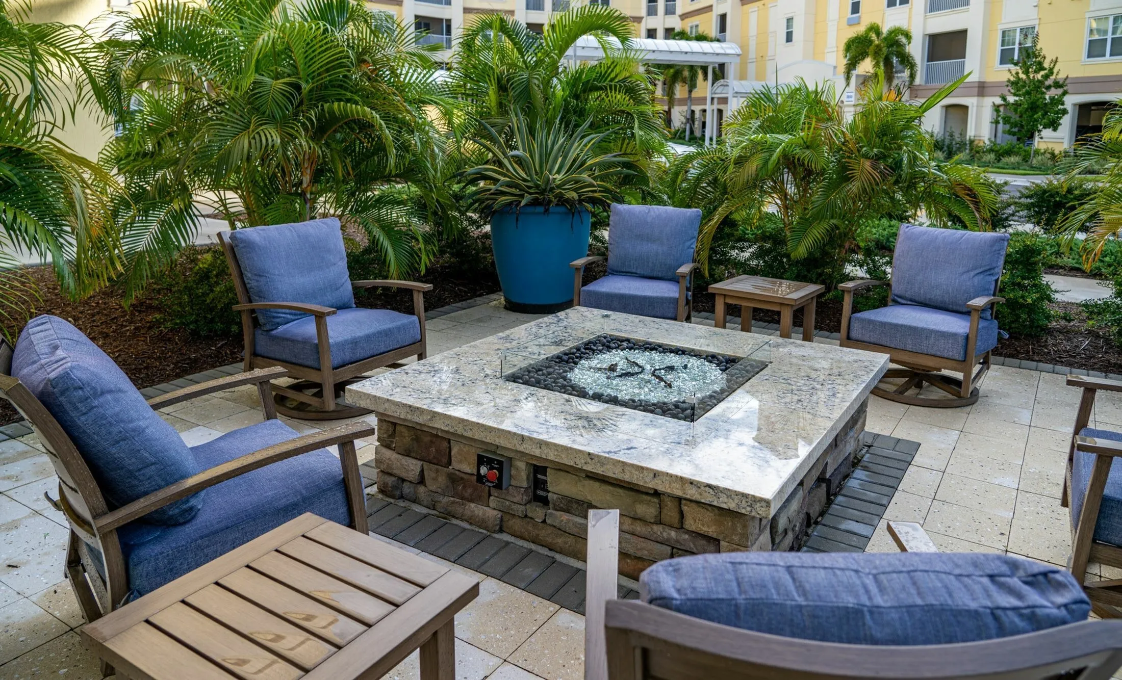 Community Fire Pit | Apartments Sarasota, FL | Alloro at University Groves