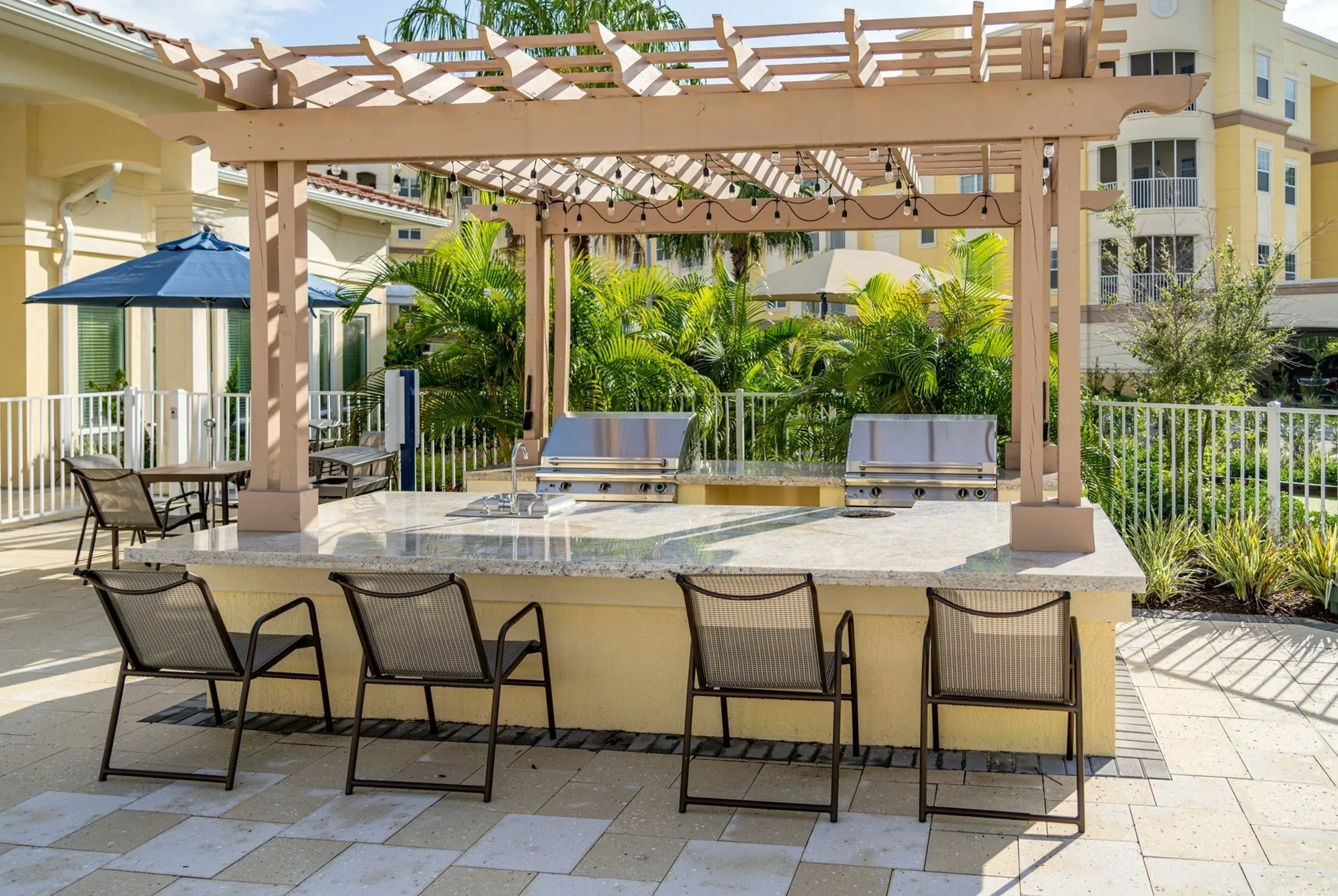Community BBQ Grills | Sarasota FL Apartment For Rent | Alloro at University Groves