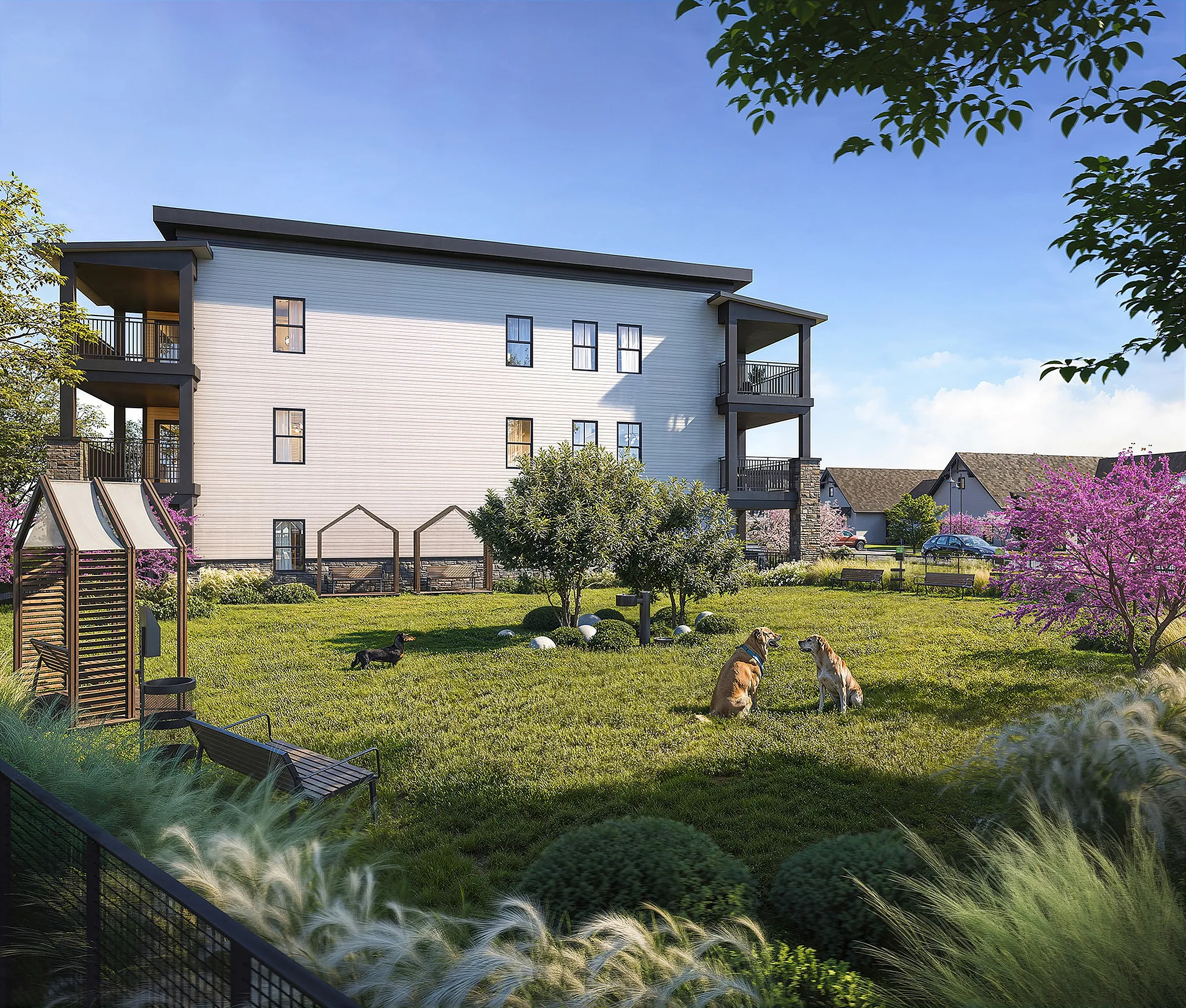 Community Bark Park | Apartment in Worcester, MA | Arbella at Bramble Hill