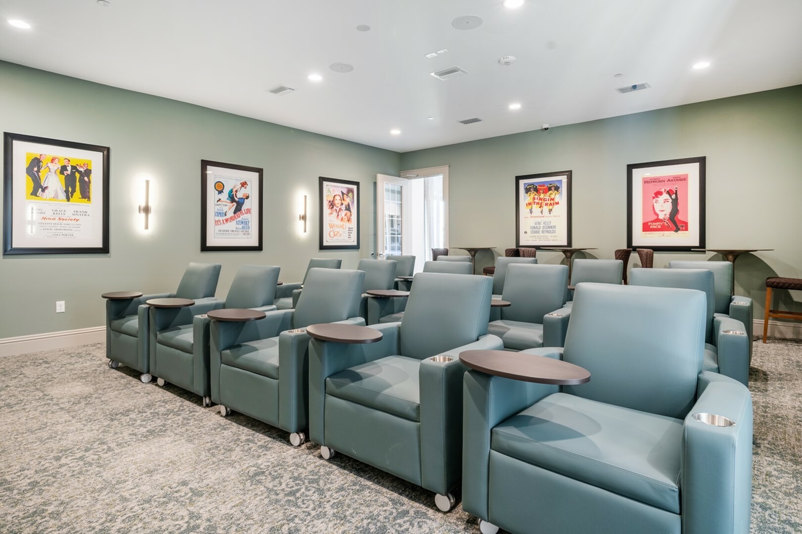 Community Media Room | Apartments Sarasota, FL | Alloro at University Groves