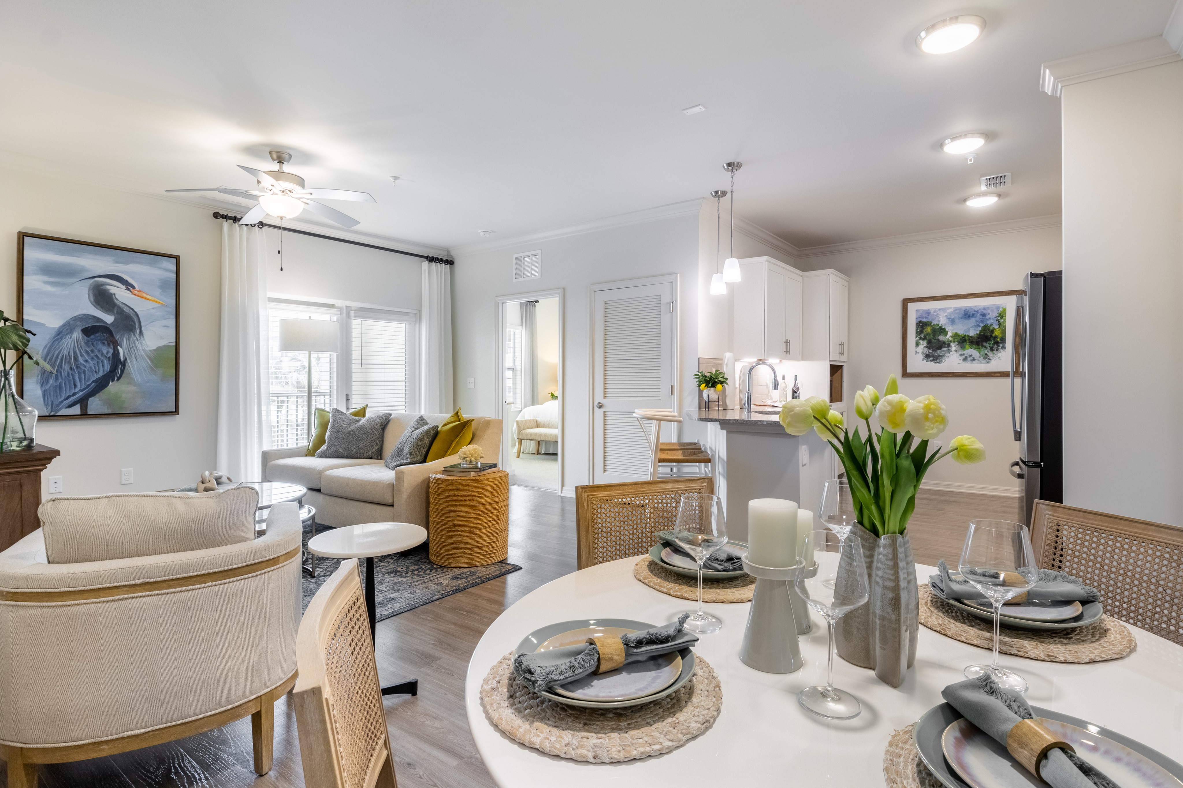 Elegant Living Area | Apartments Sarasota, FL | Alloro at University Groves