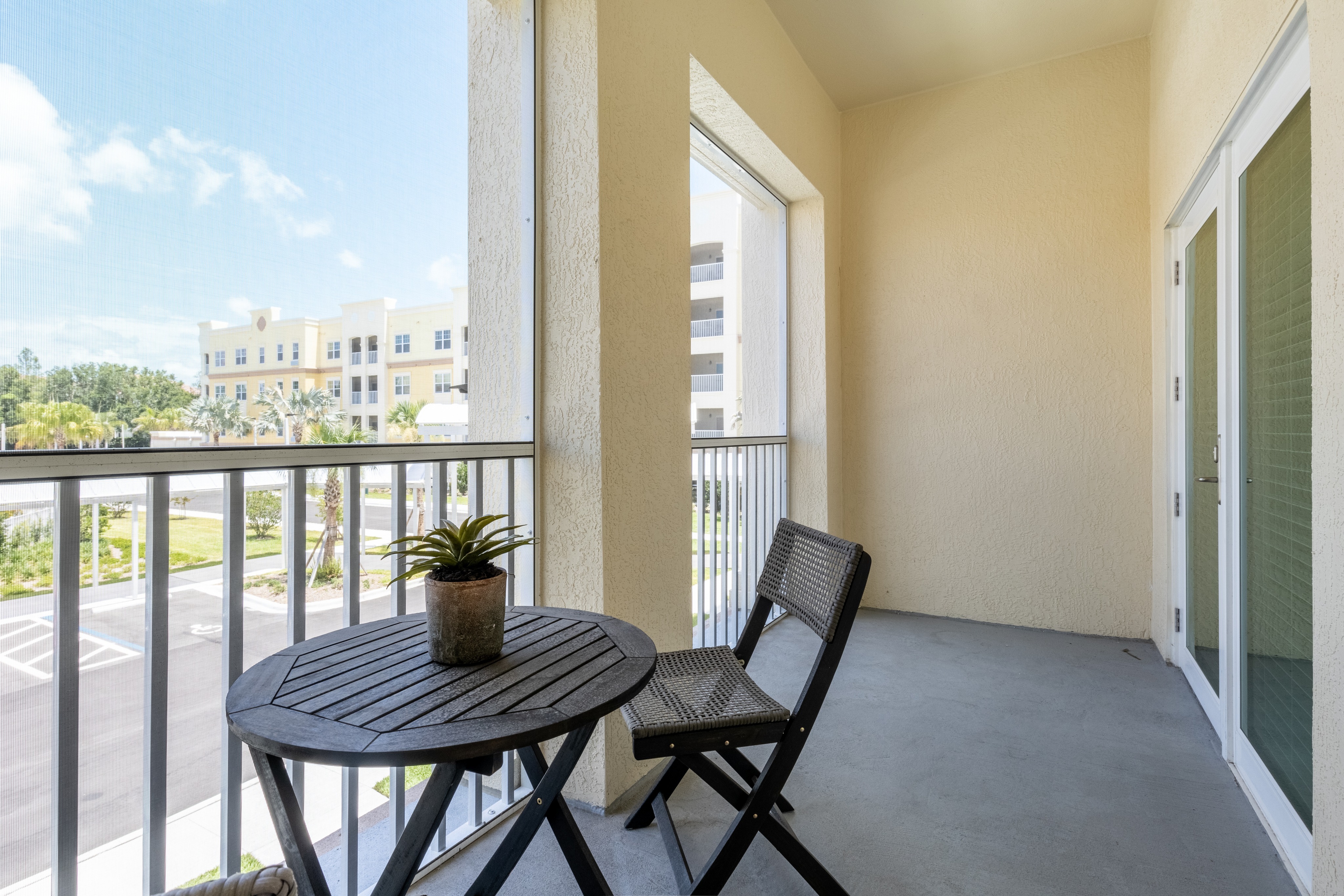 Spacious Porch Area | Sarasota FL Apartments | Alloro at University Groves
