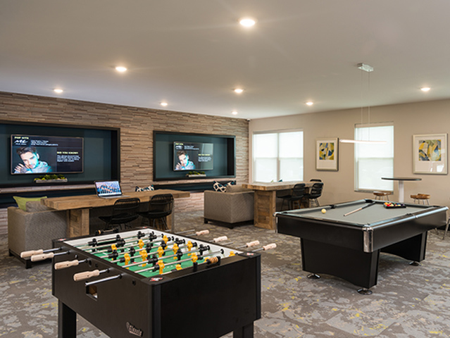Image of TV Lounge for College Suites at Hudson Valley