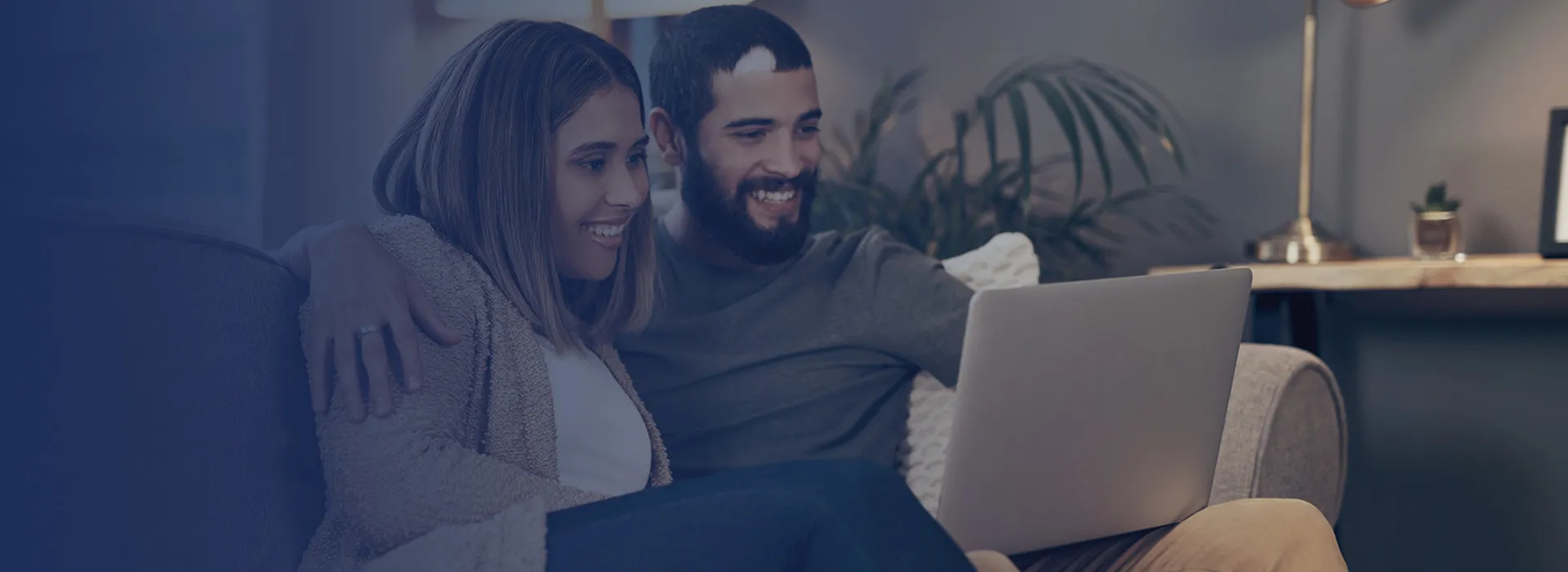 couple at a computer