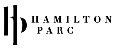 Black Hamilton Parc luxurious combination mark logo