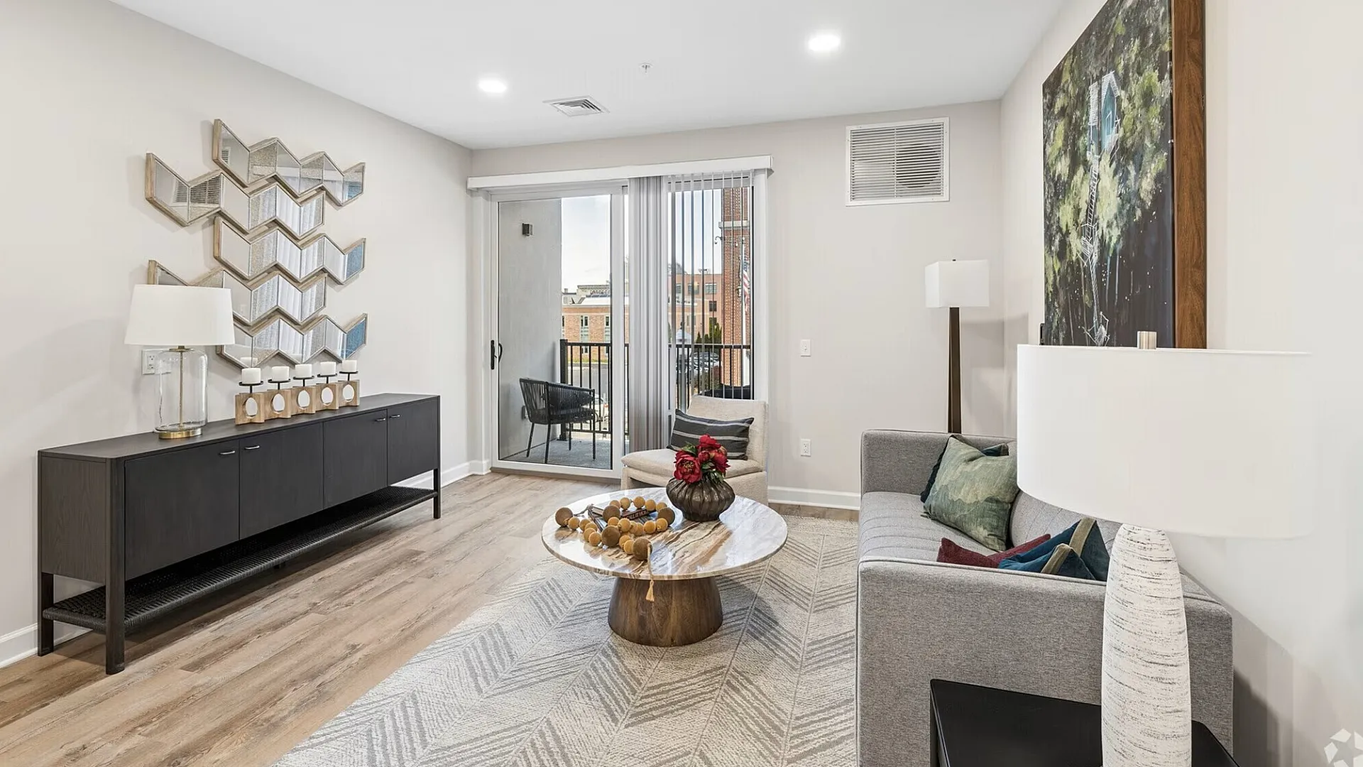 The Six at City Station - Modern Living Room