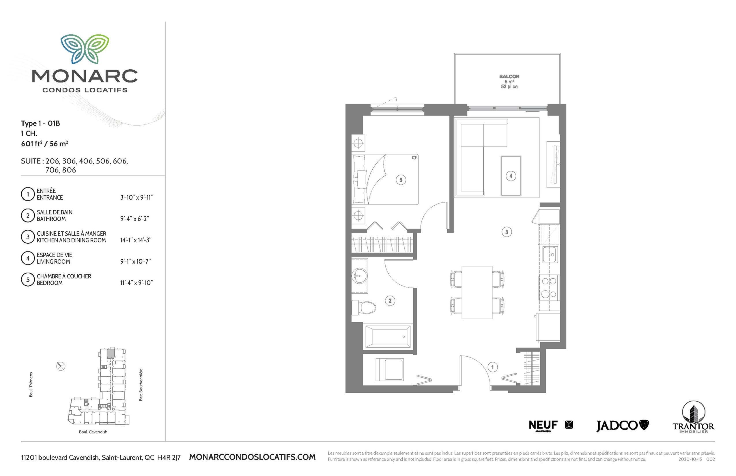 Monarc condos locatifs