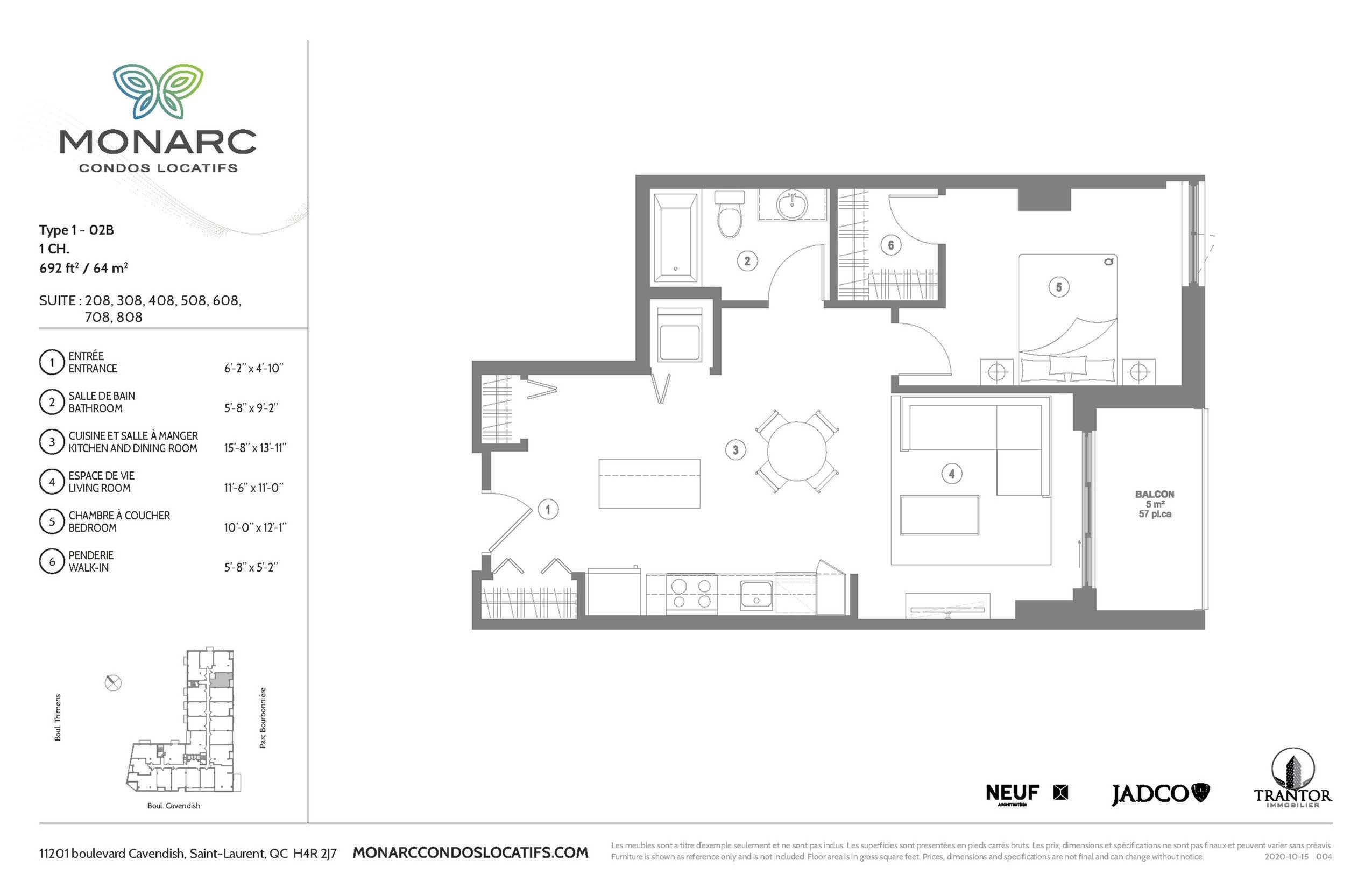 Monarc condos locatifs