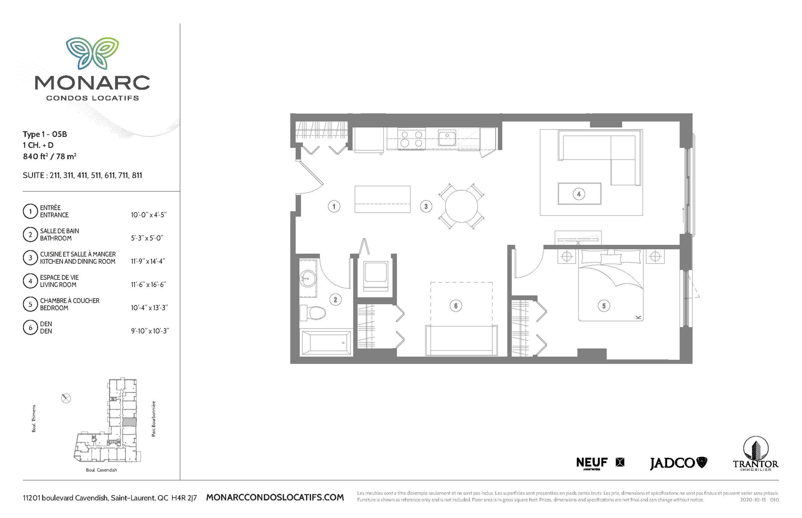 Monarc condos locatifs