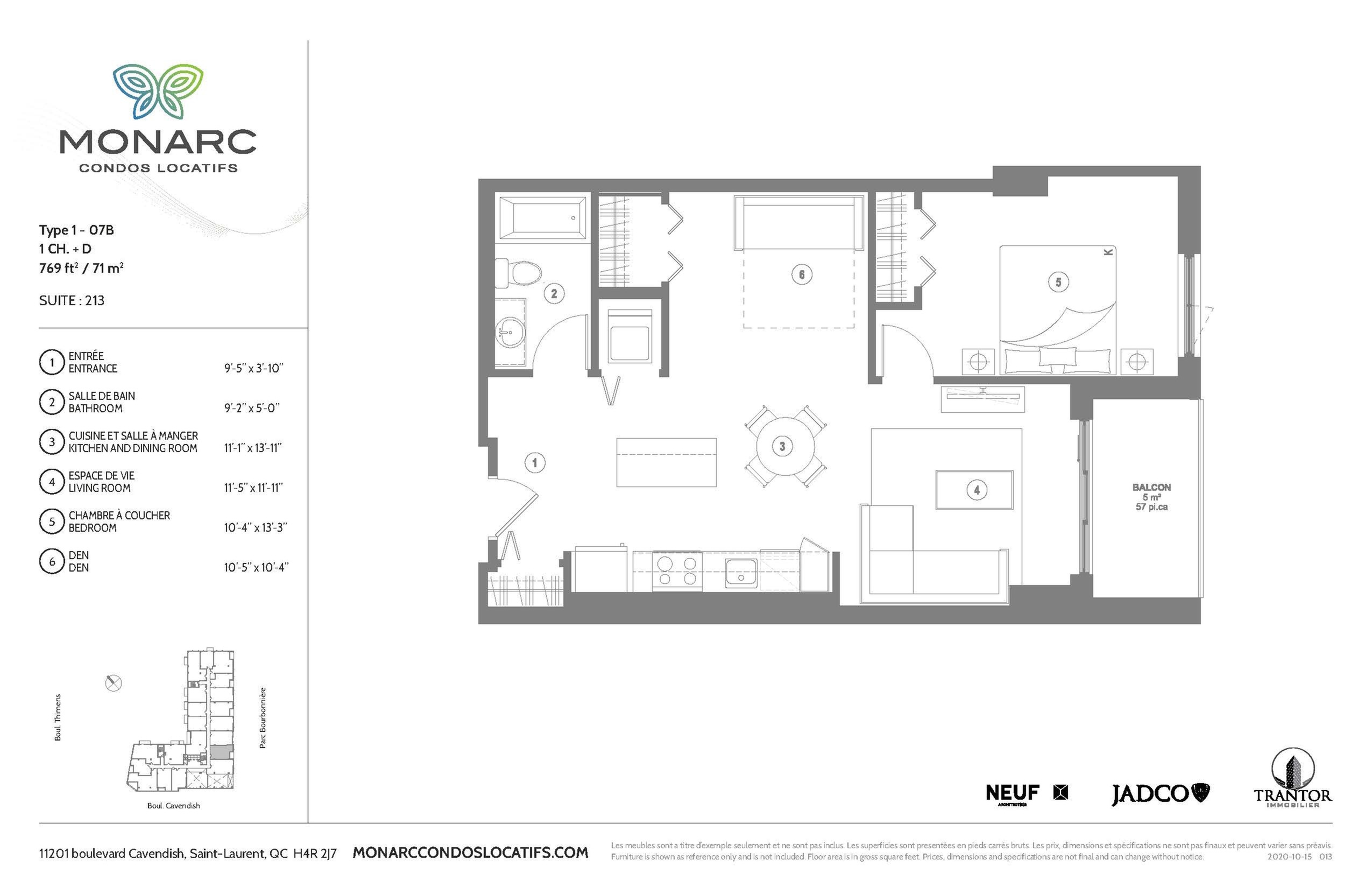 Monarc condos locatifs