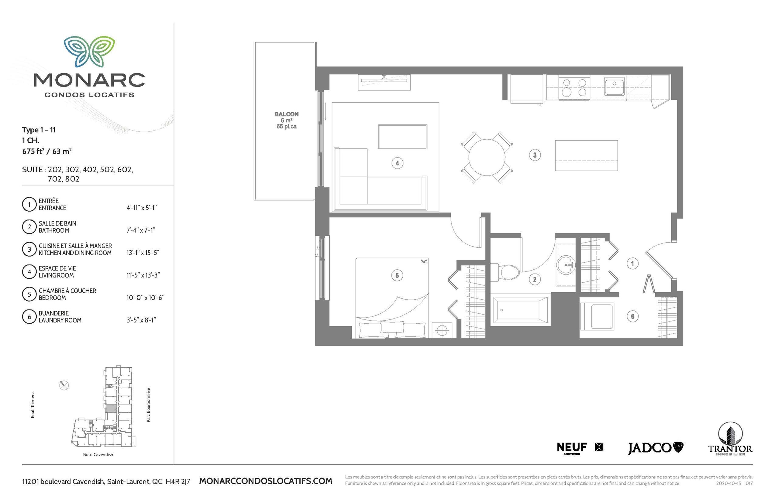 Monarc condos locatifs
