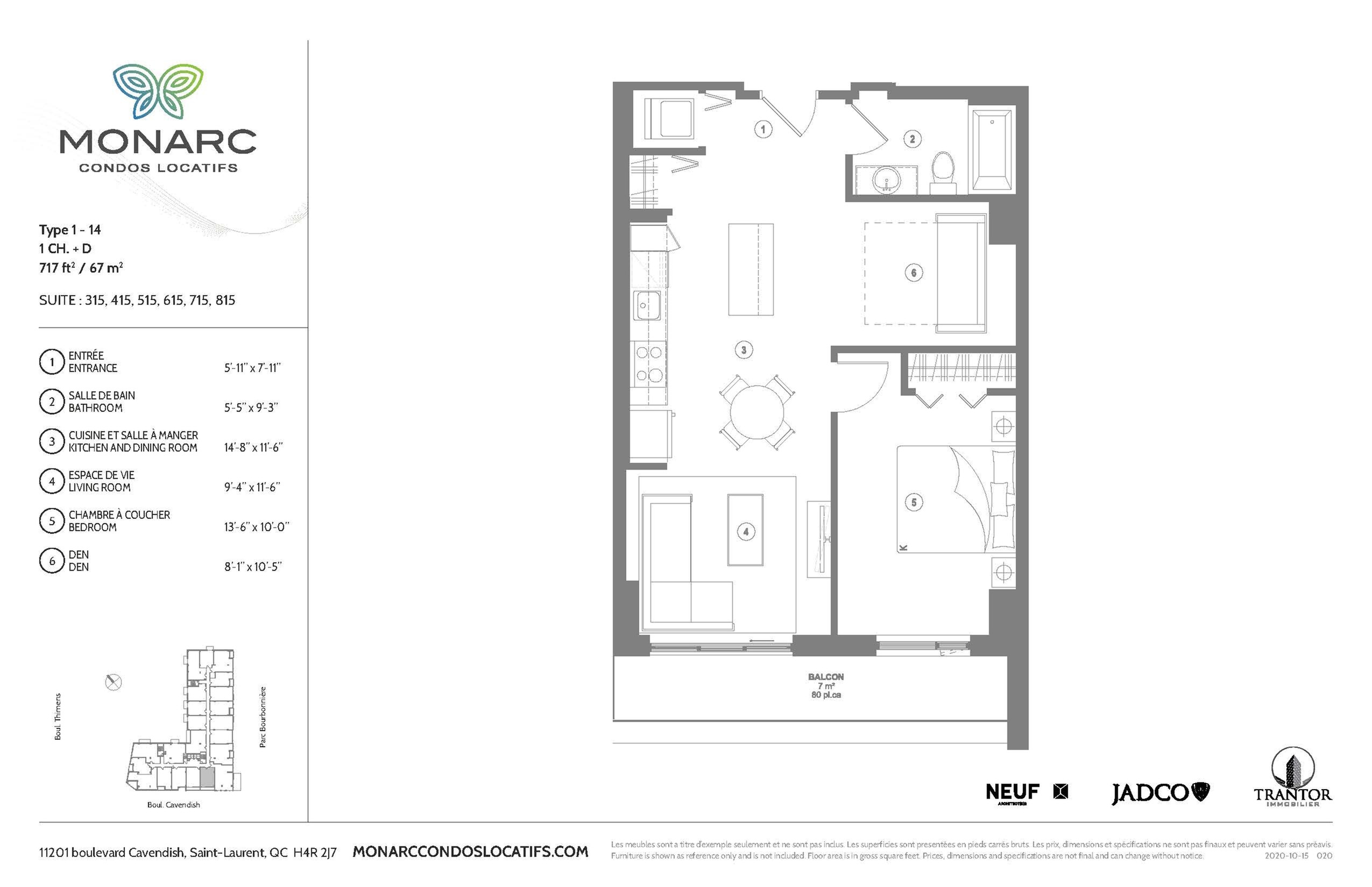 Monarc condos locatifs