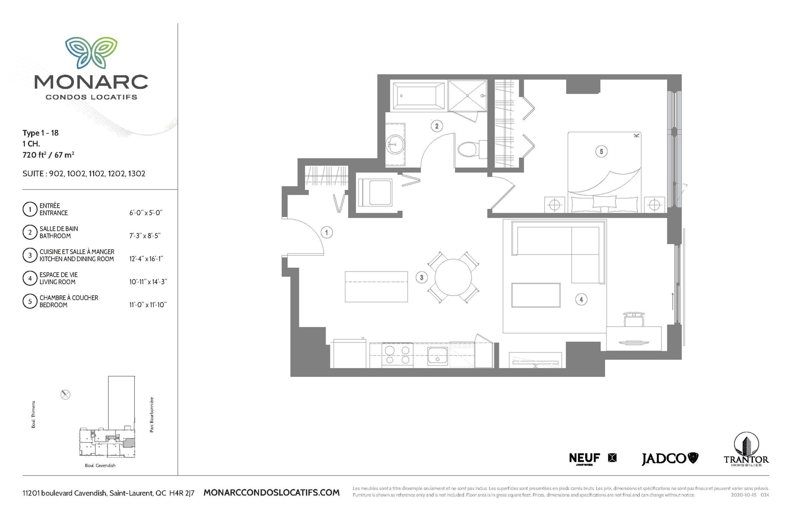 Monarc condos locatifs
