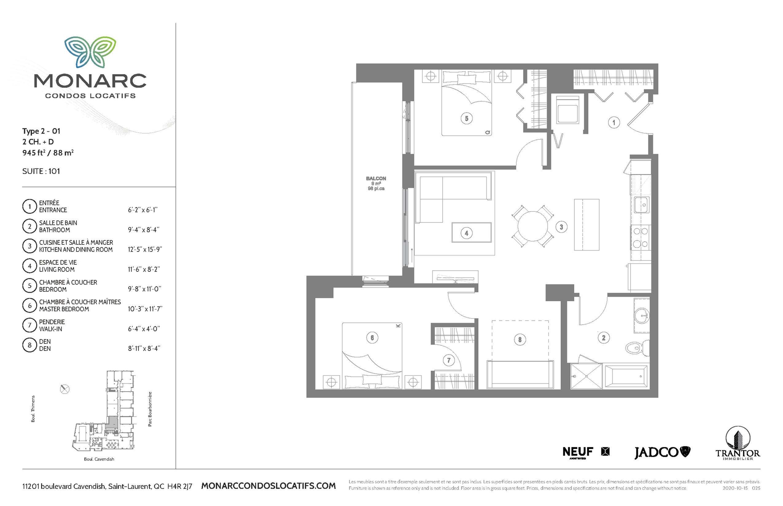 Monarc condos locatifs