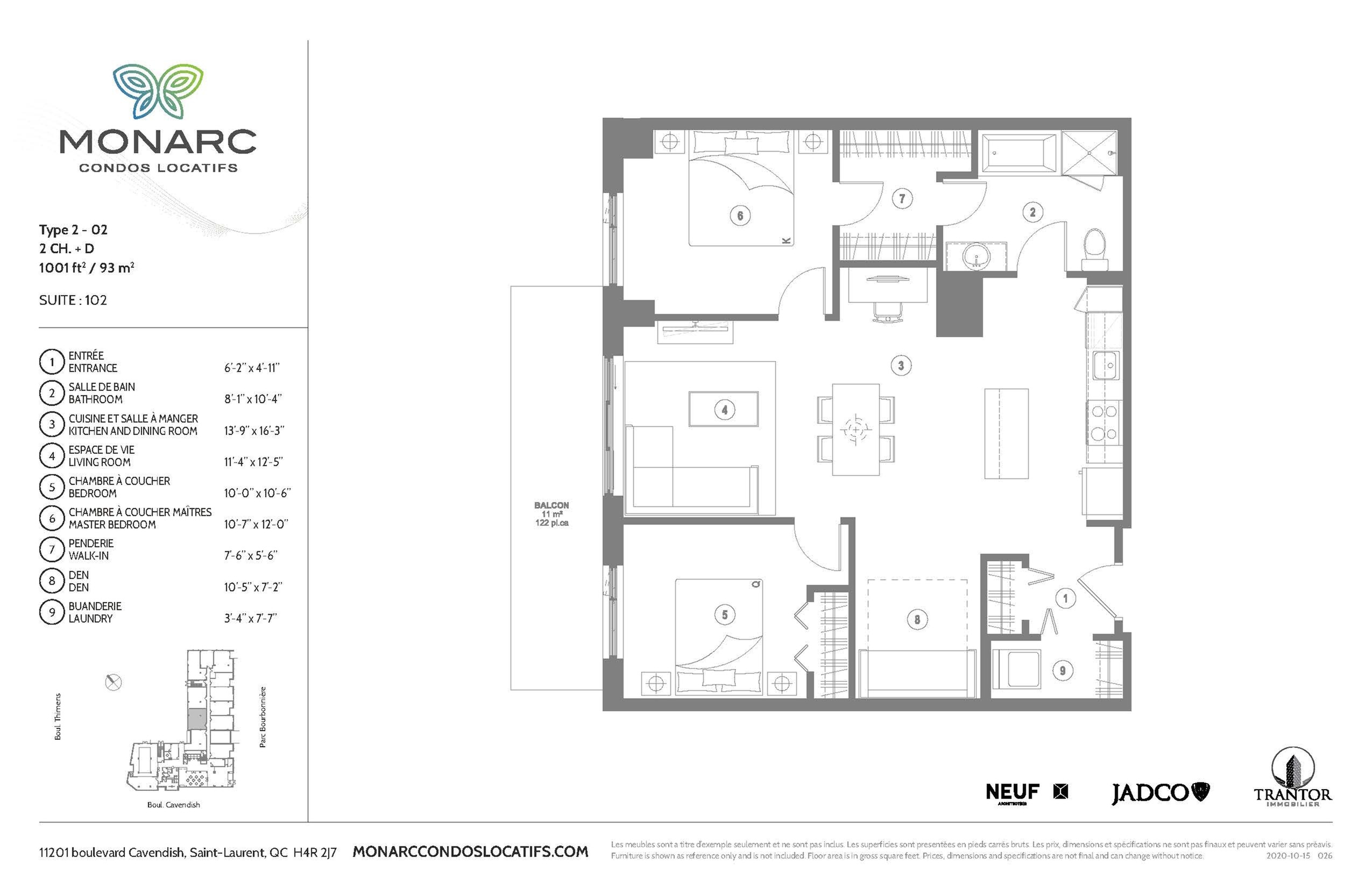 Monarc condos locatifs