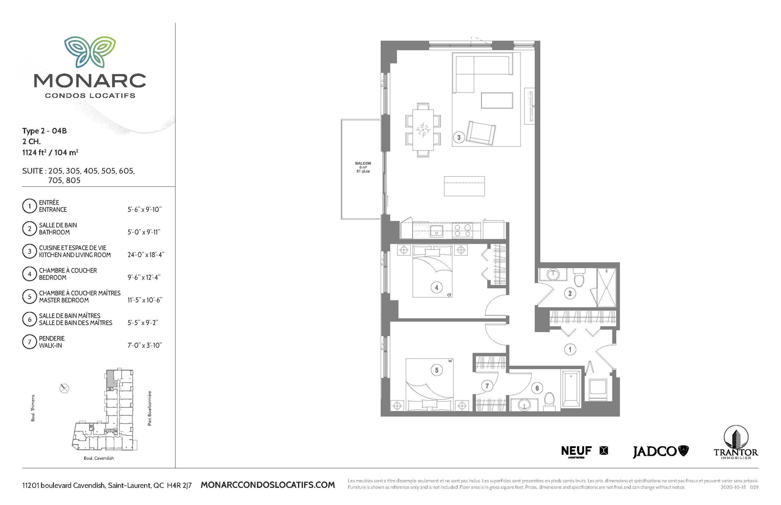 Monarc condos locatifs