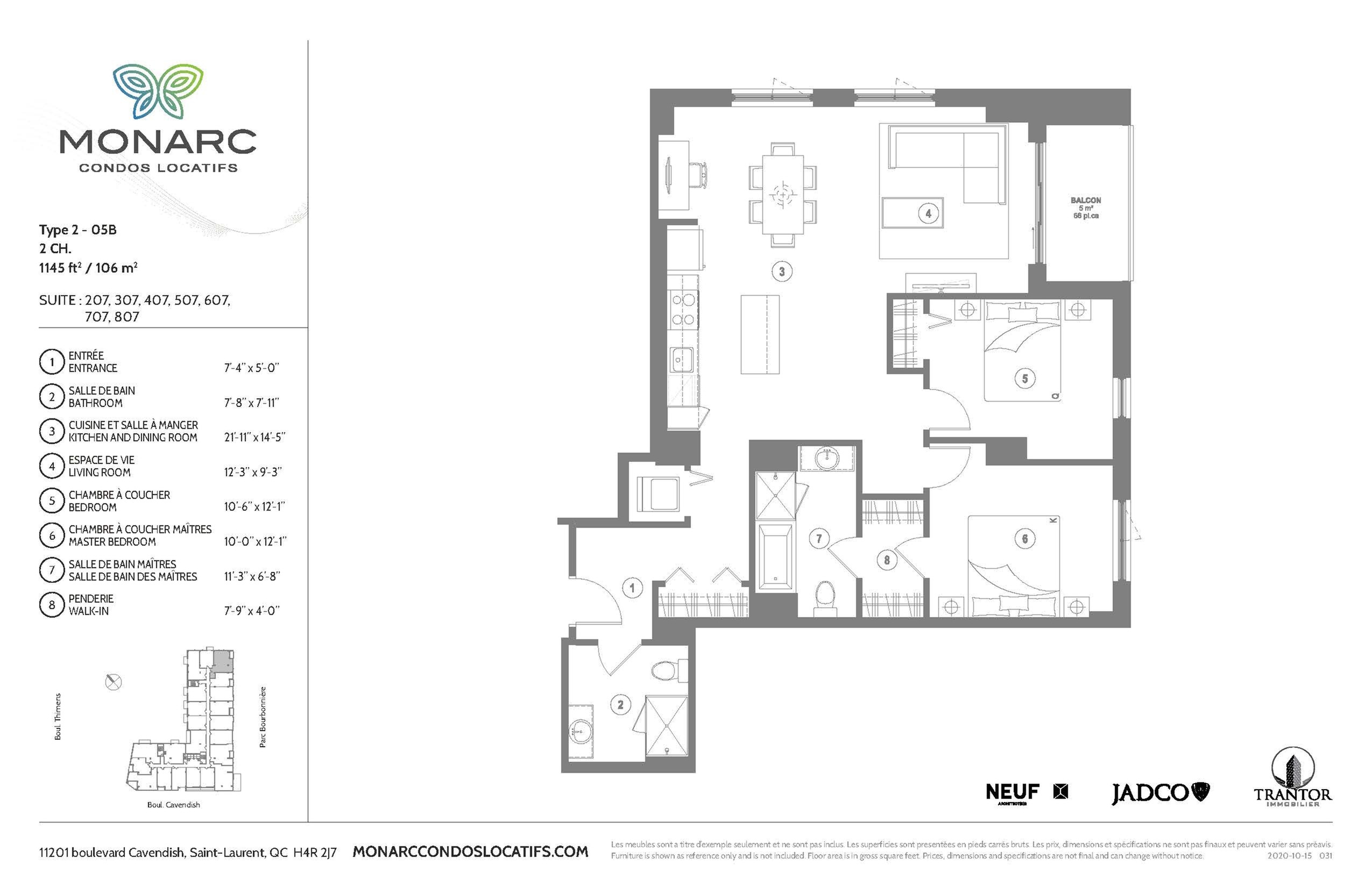 Monarc condos locatifs