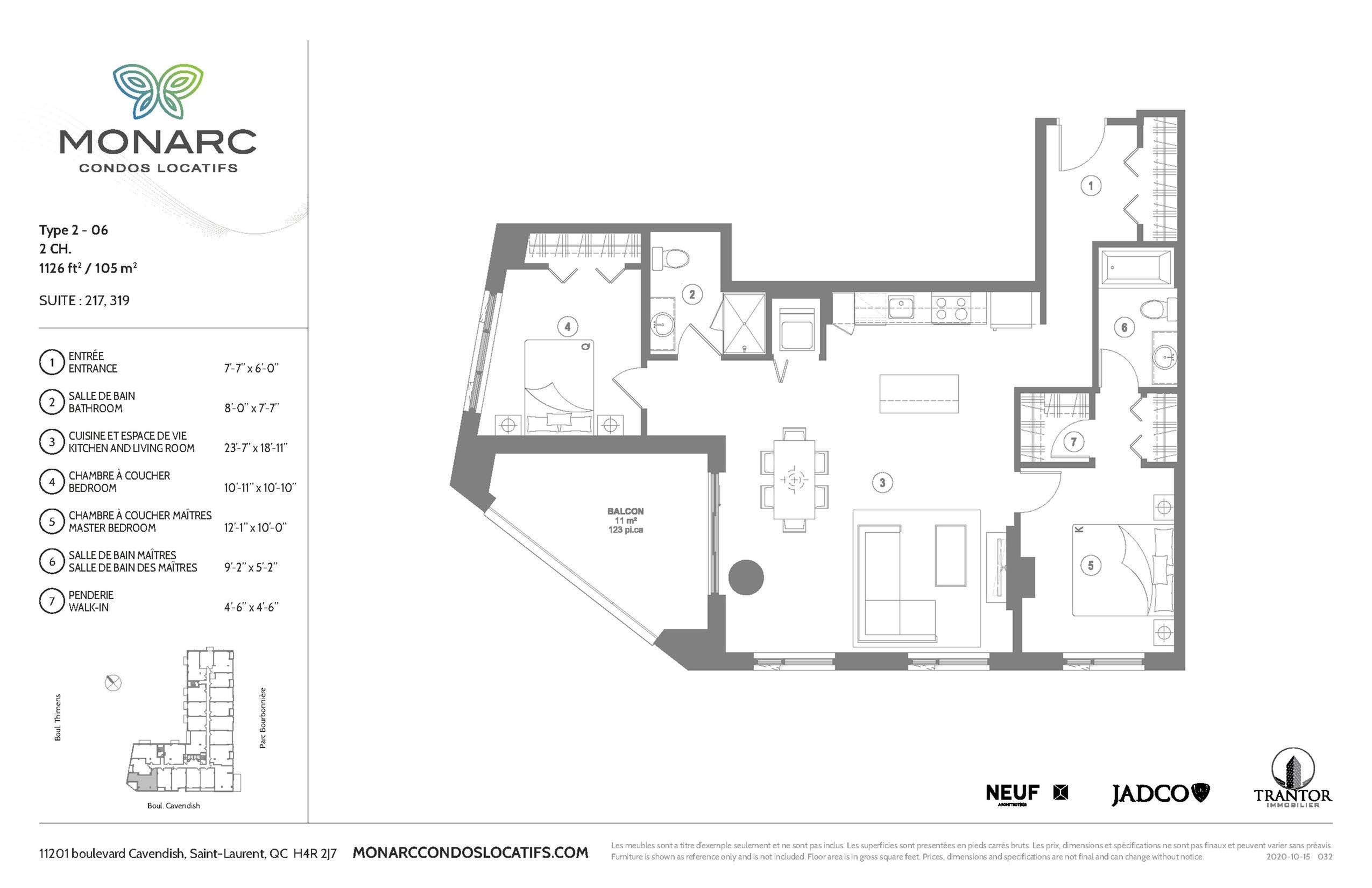 Monarc condos locatifs