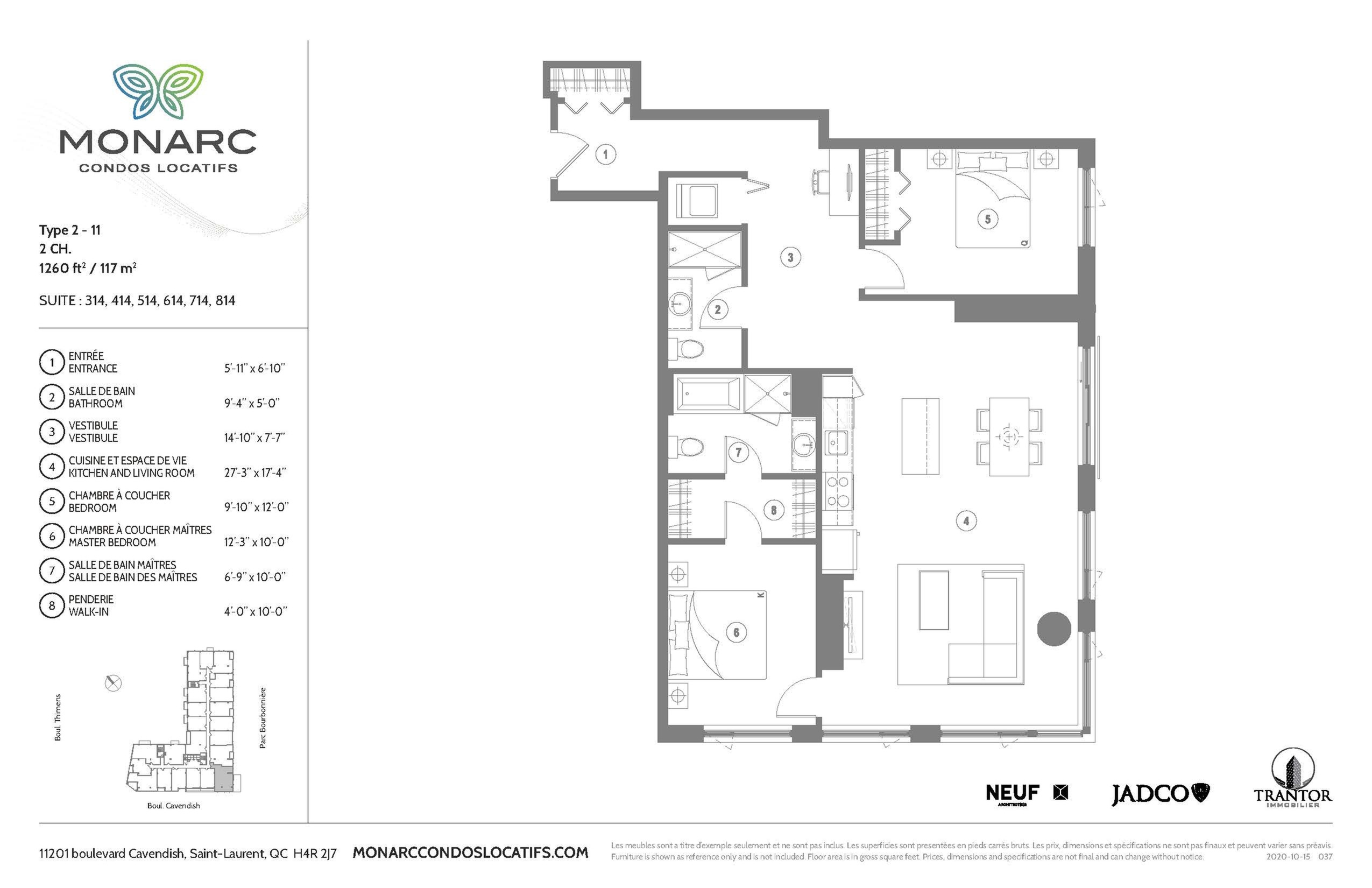 Monarc condos locatifs