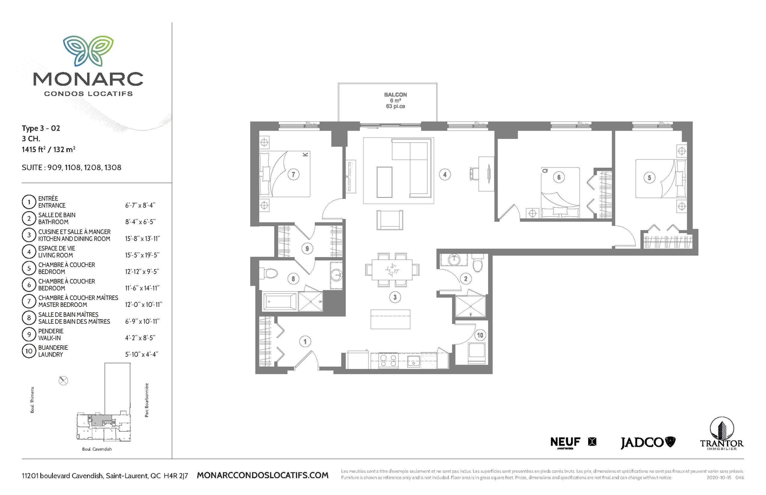 Monarc condos locatifs