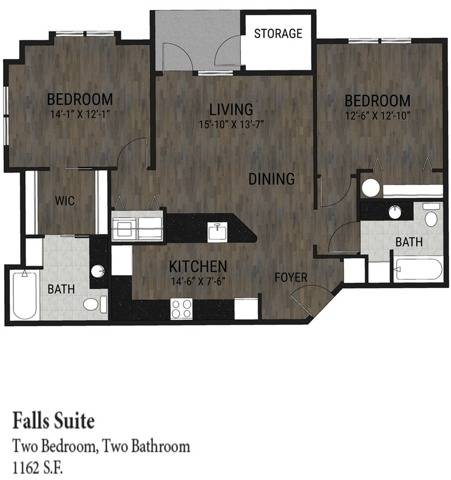 Falls Suite 2x2