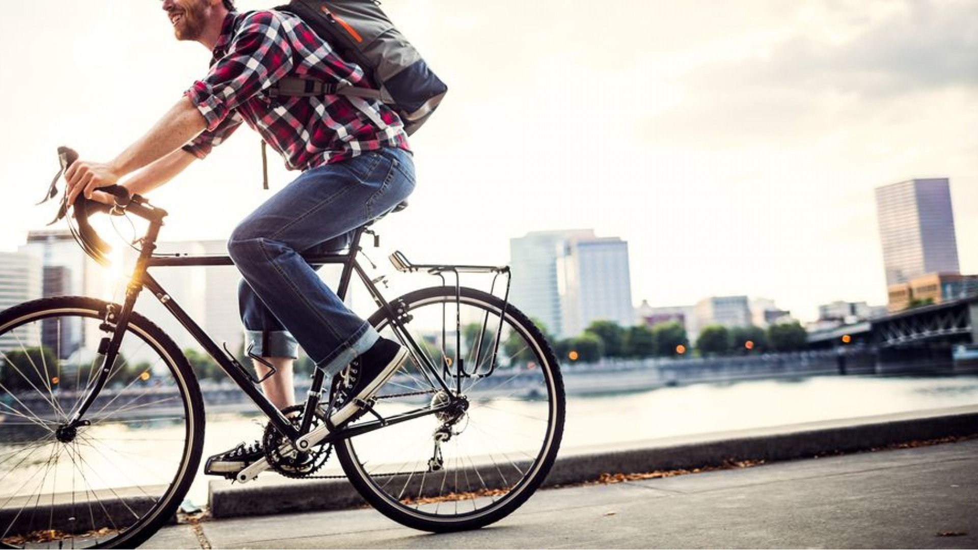 Resident Riding a Bike