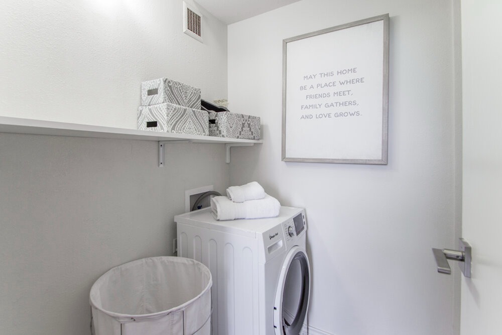 Laundry Room in Penthouse Apartment