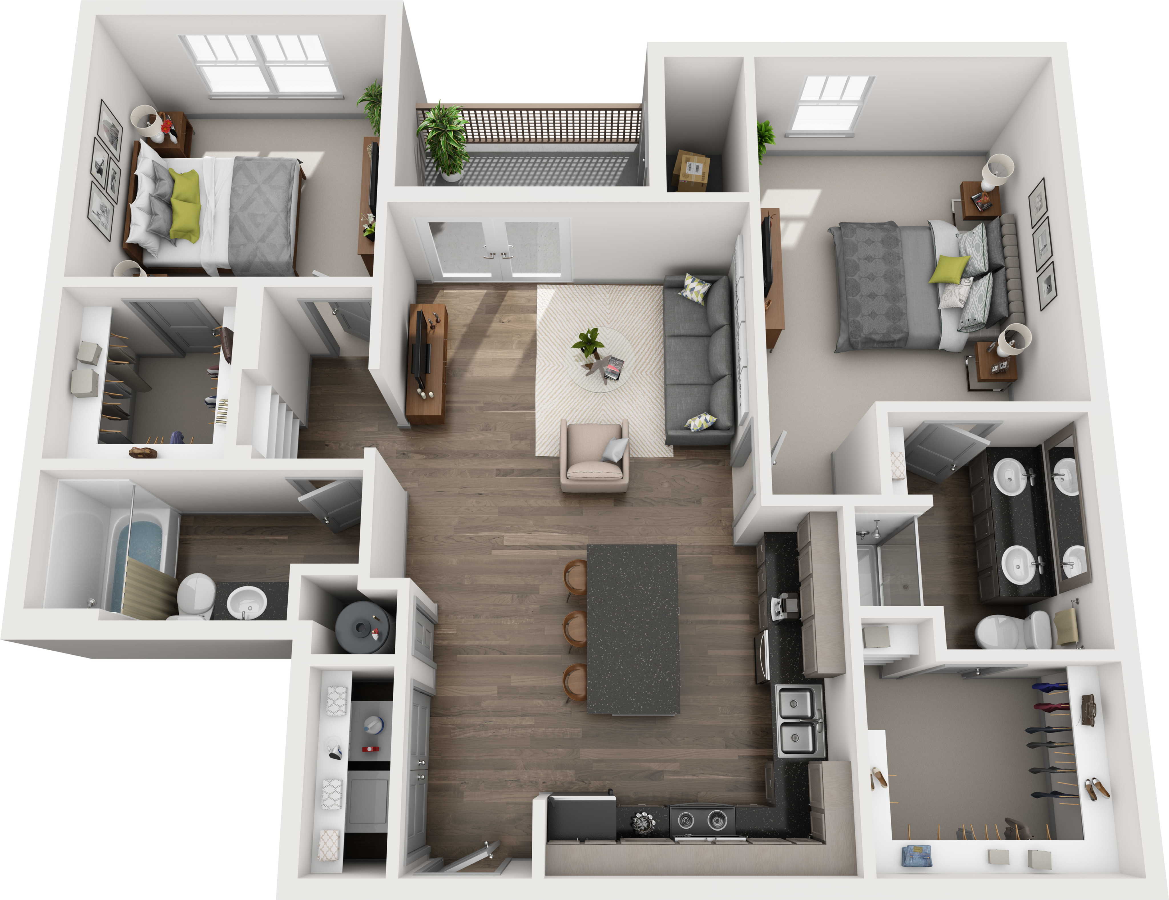 The Grove Park (2x2b6) 2 Bed Apartment 10 Newbridge Apartments