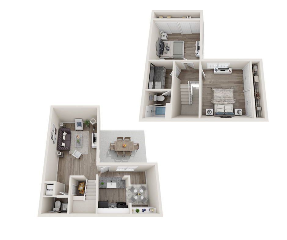 Floor Plans Pelham Place South Apts in Greenville, SC Greenville