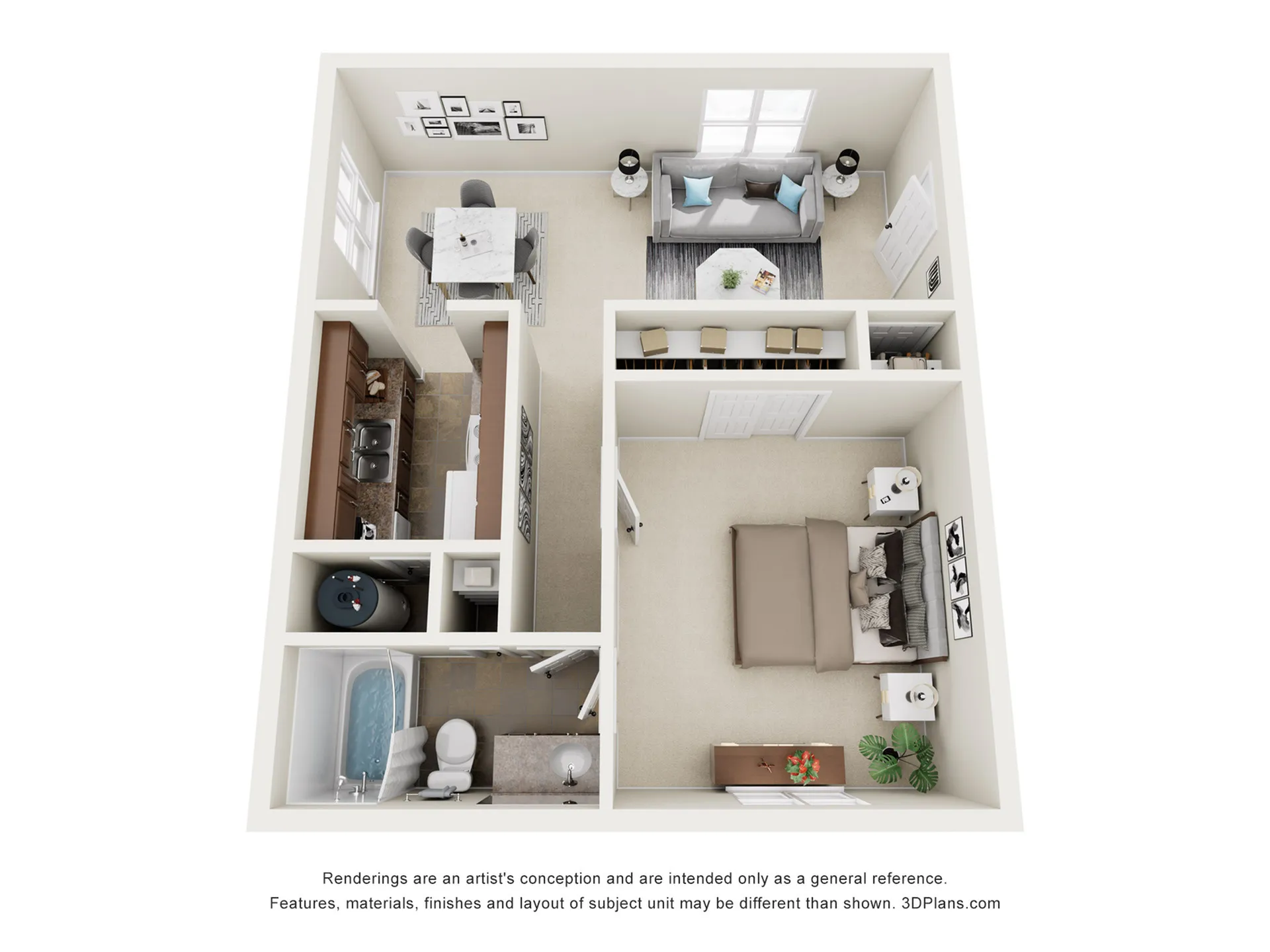 Keoway Village 1BR Floorplan