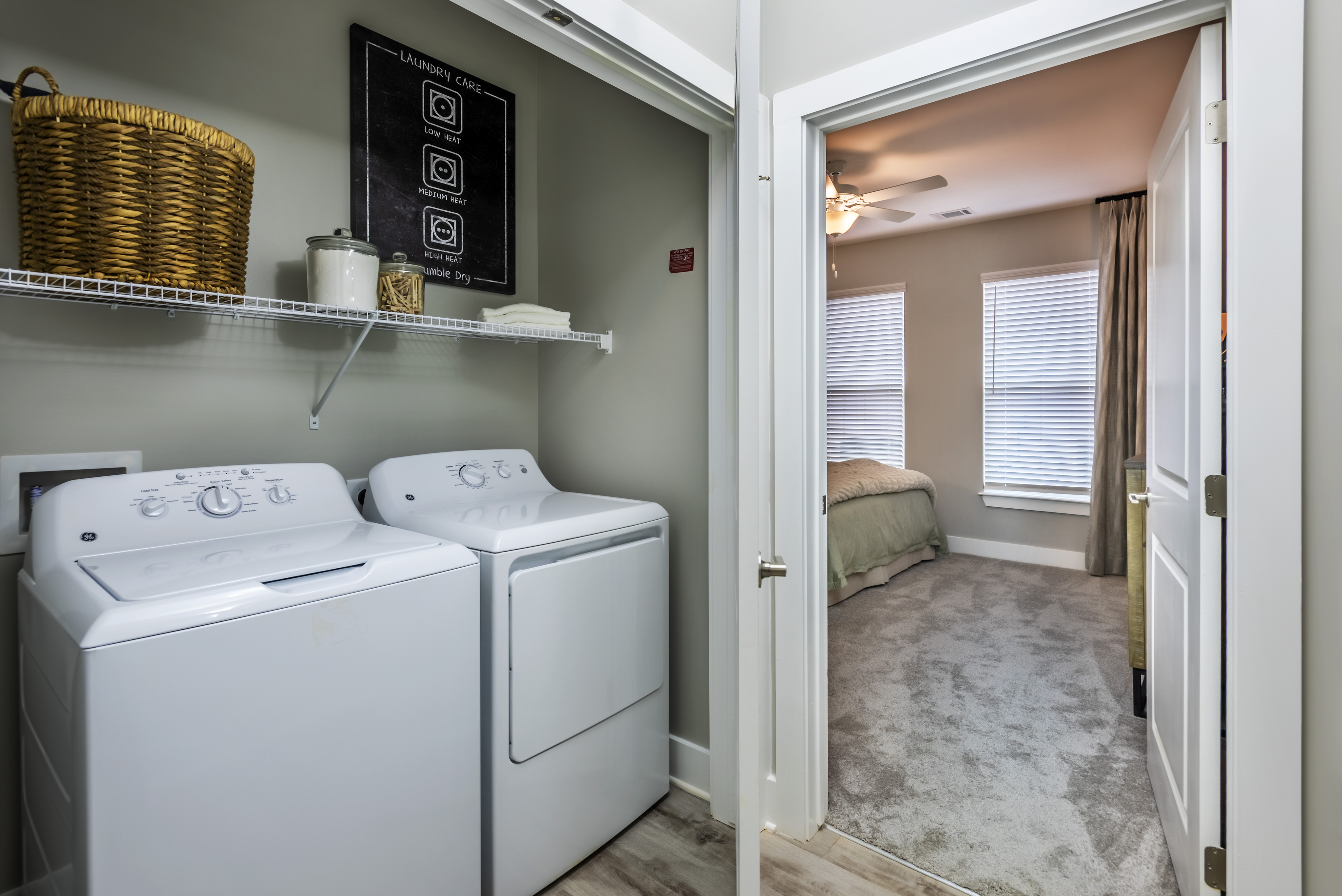 Washer and Dryer Included for your convenience*