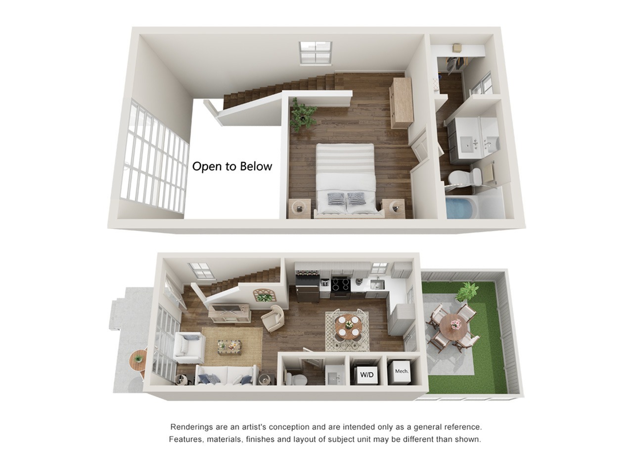1 Bed Palmetto Loft