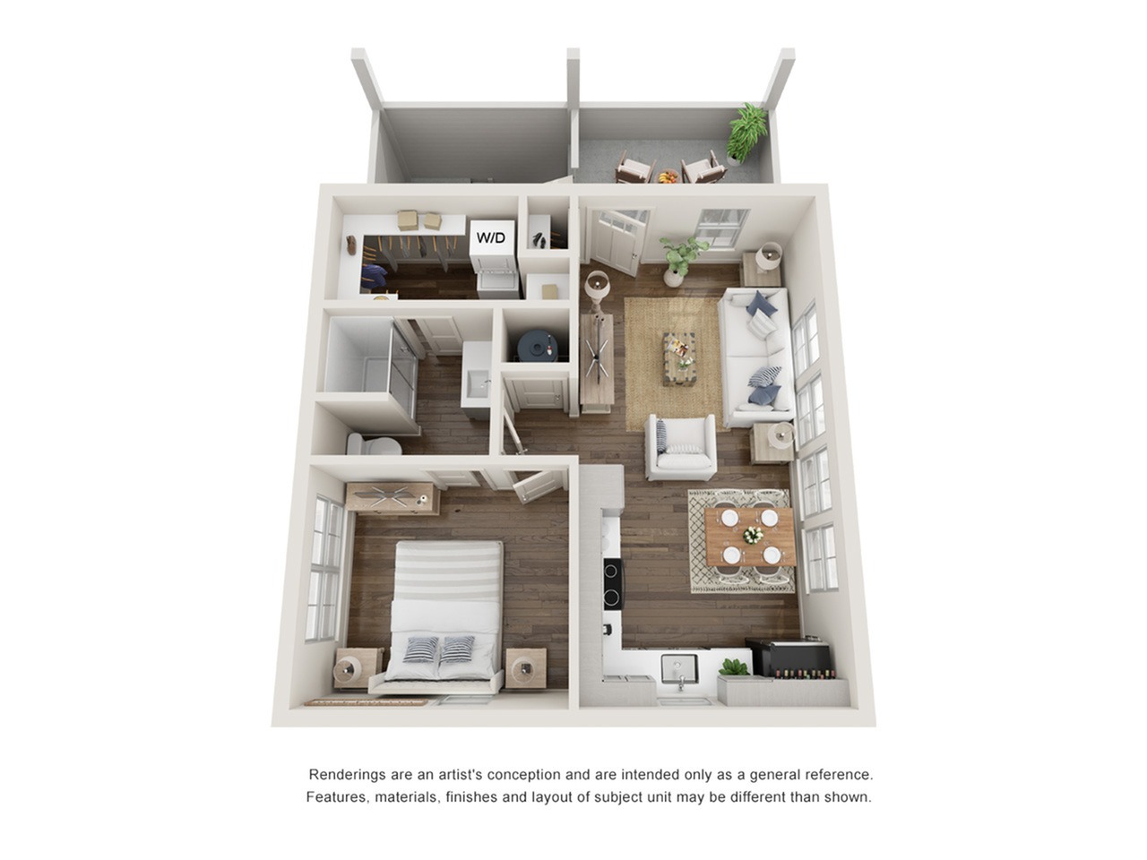 1 Bed Olive Carriage