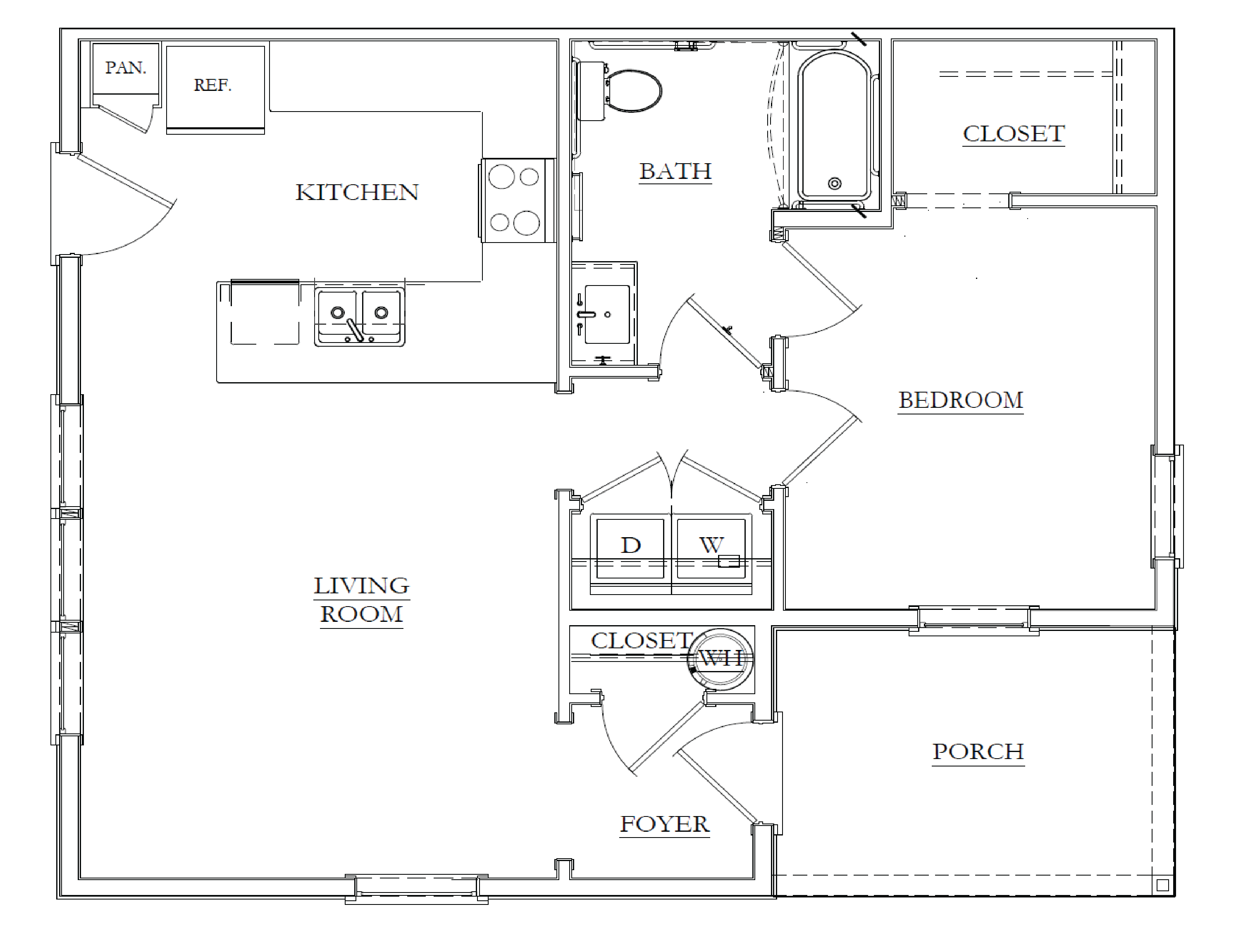 1 Bed Ash Twin - ADA