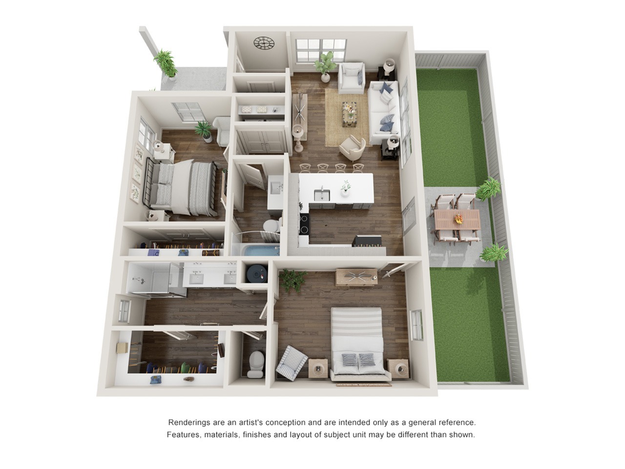 2 Bed Blackberry Twin