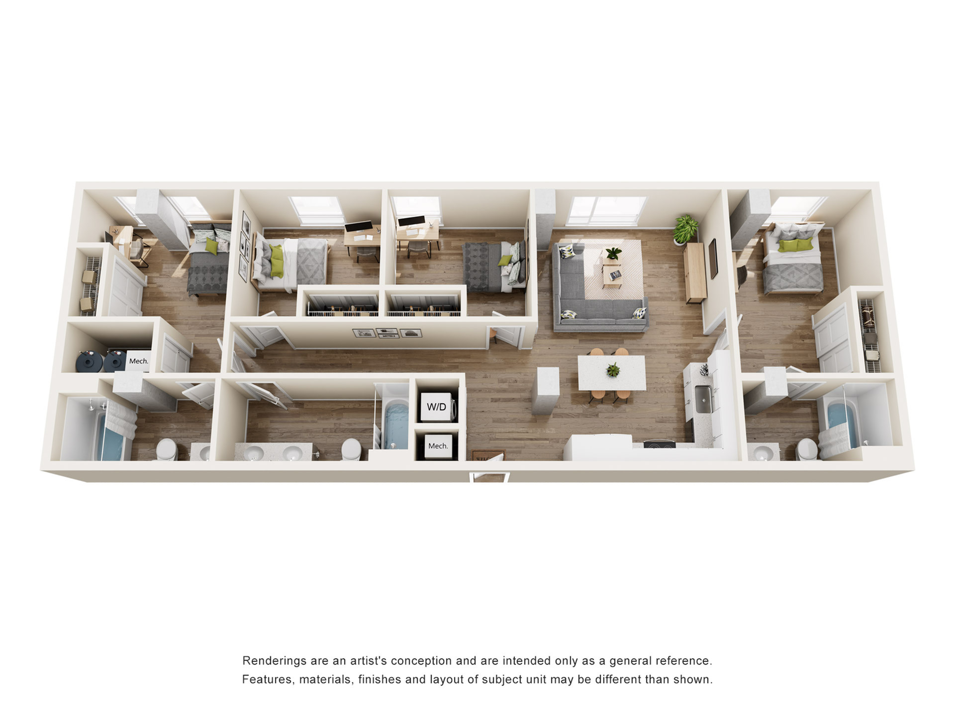 The 818 - Apartment Floorplan