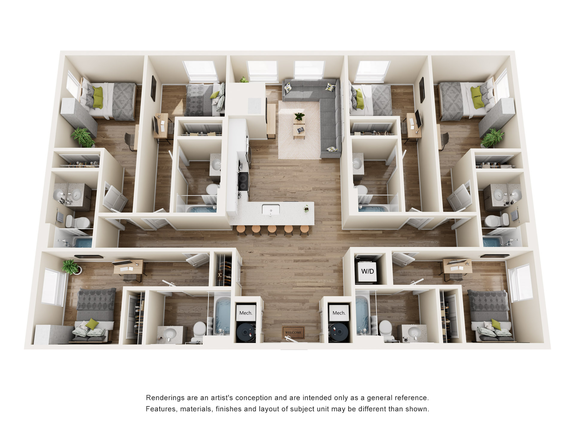 The 818 - Spacious Floorplan
