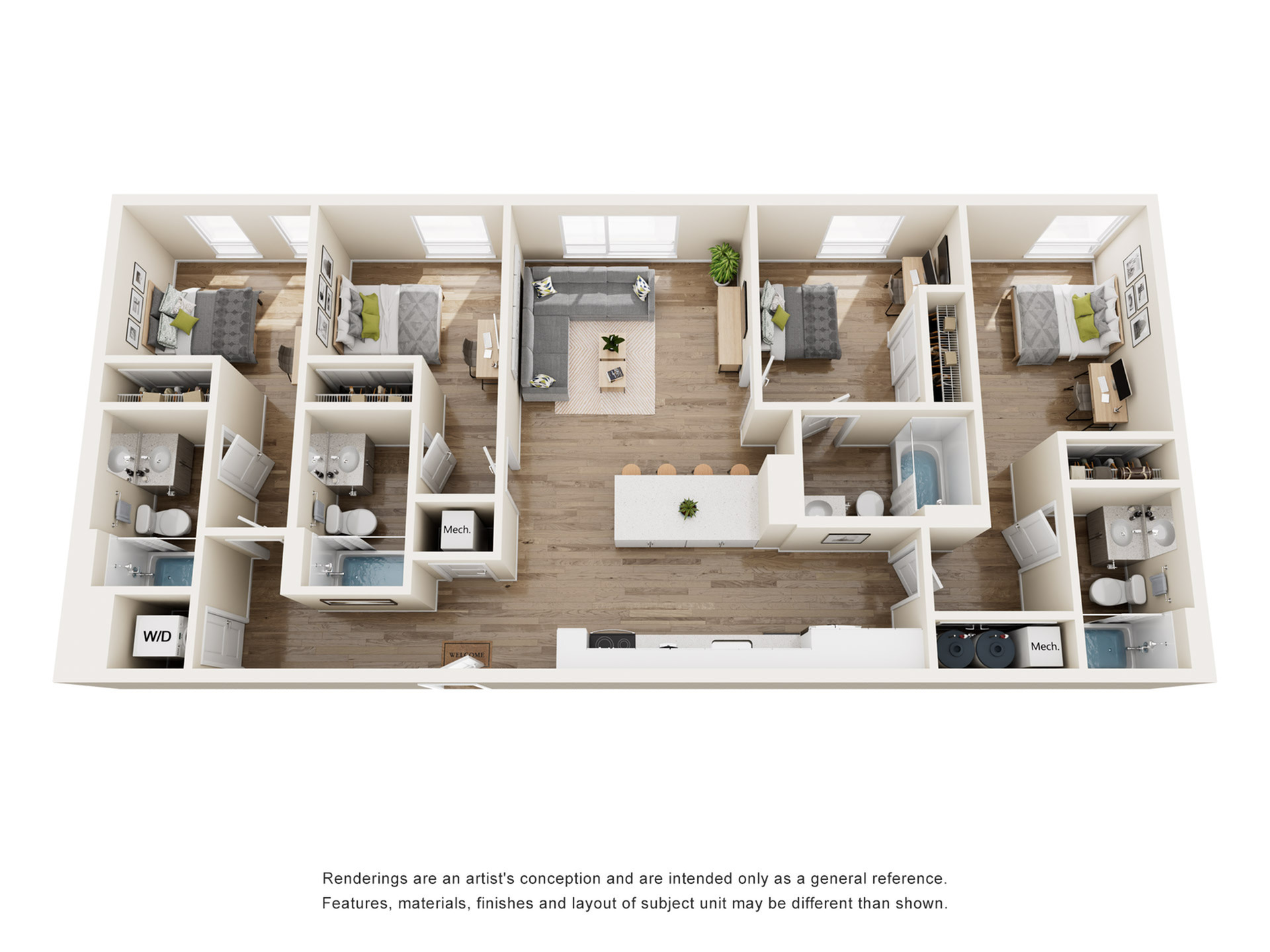 The 818 - Spacious Floor Plan
