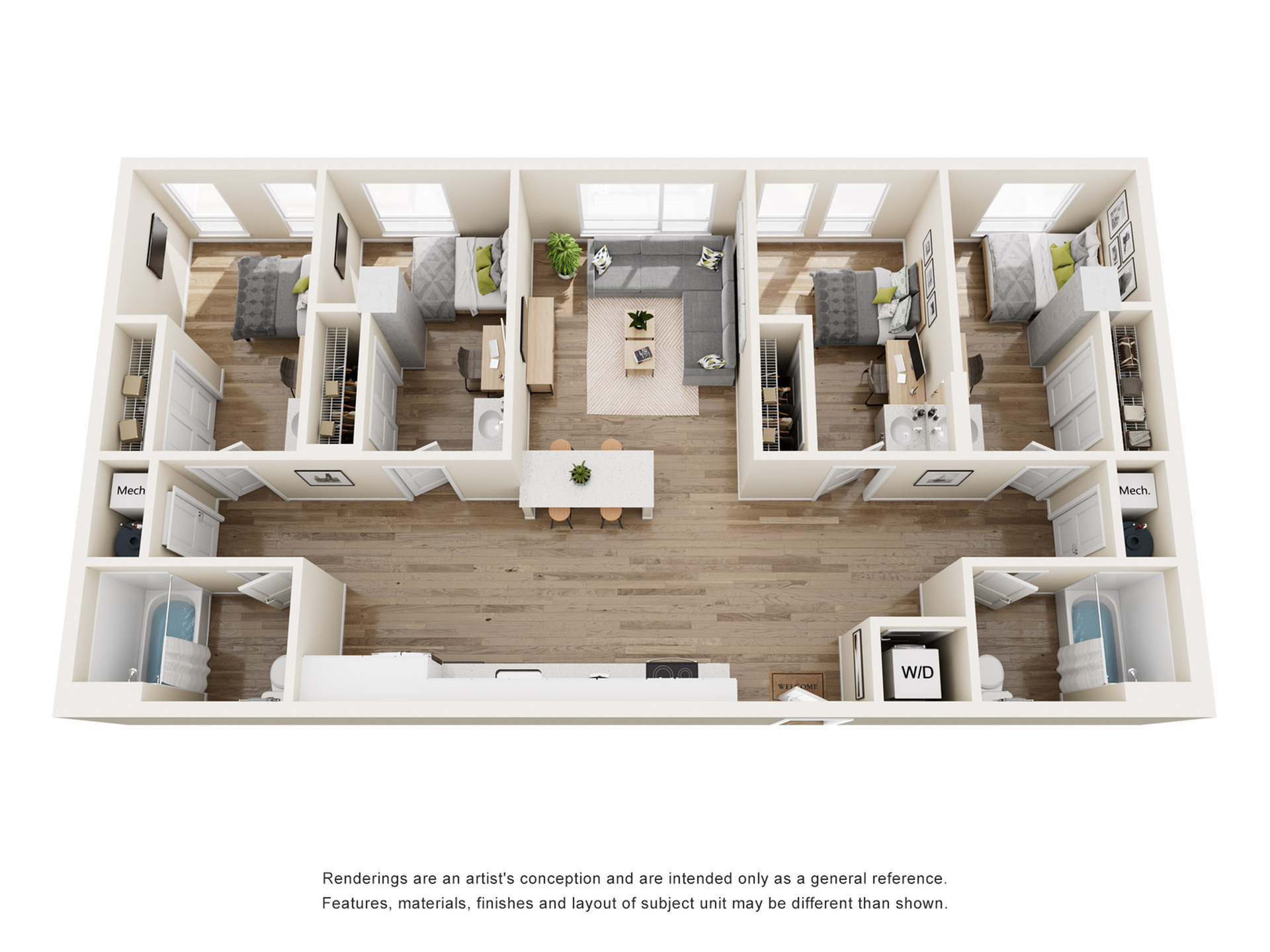 The 818 - Spacious Floorplan