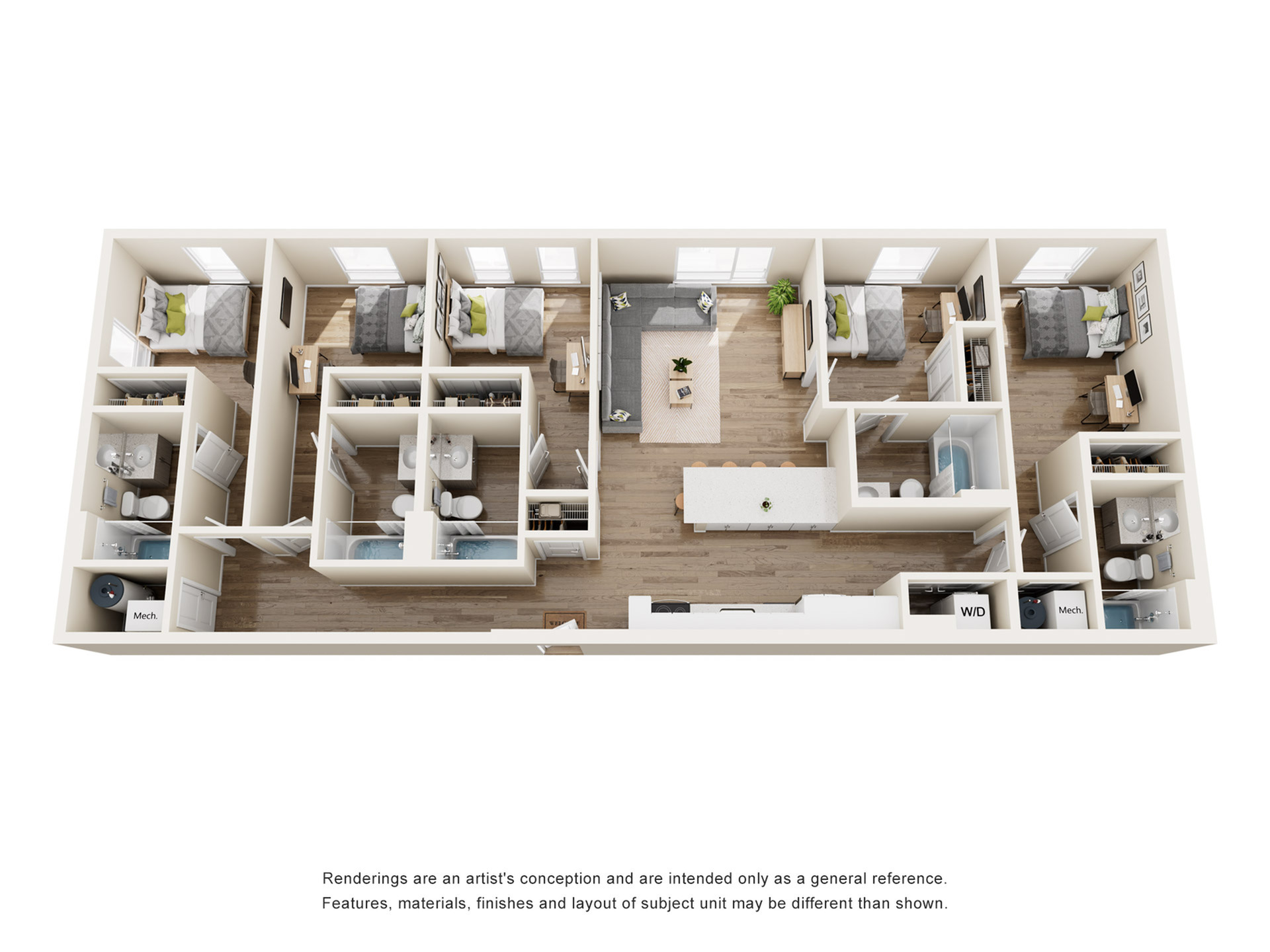 The 818 - Apartment Floorplan