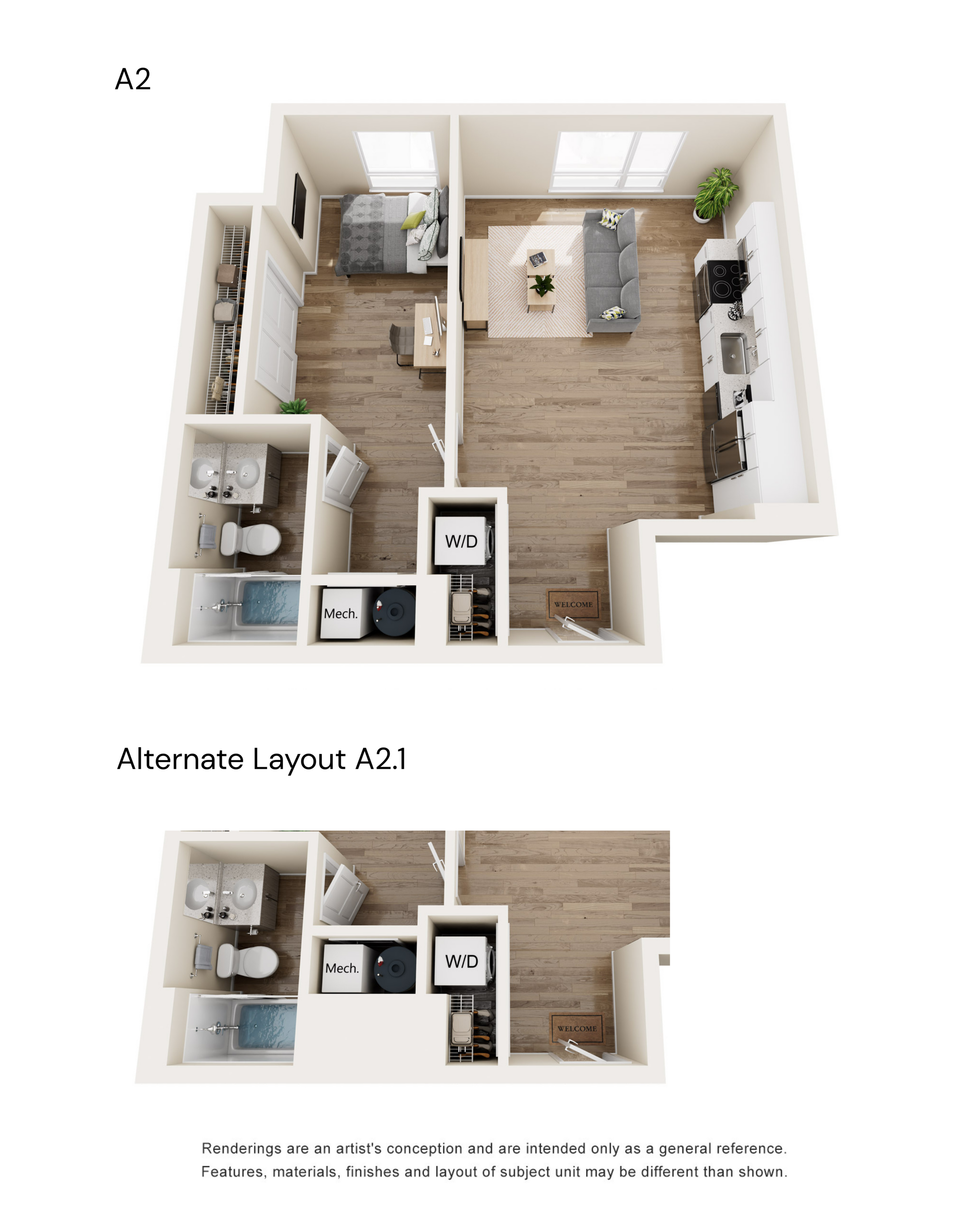 The 818 - A2 Floorplan