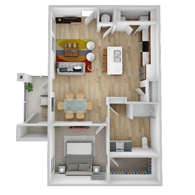 A2 1 Bed Apartment Overlook Palestine