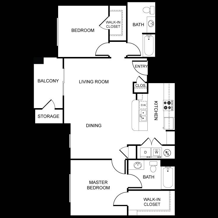 Raintree C1 Two Bedrooms