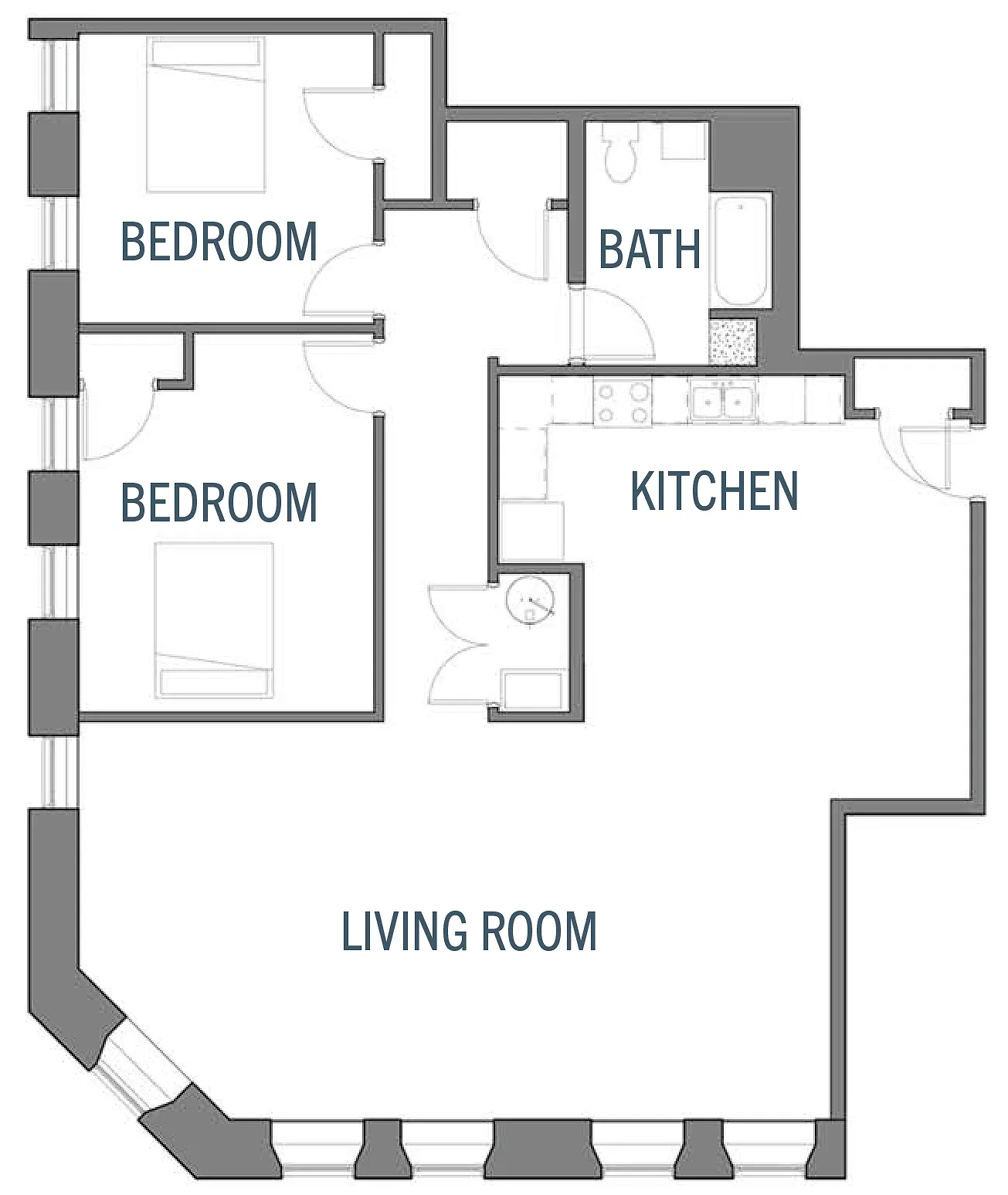 Trinidad Artspace Lofts B50C Two Bedroom