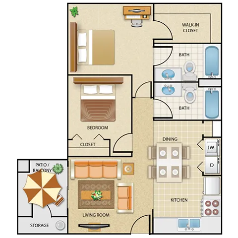 Colores Del Sol C1 Two Bedroom&ndash;Sahuaro