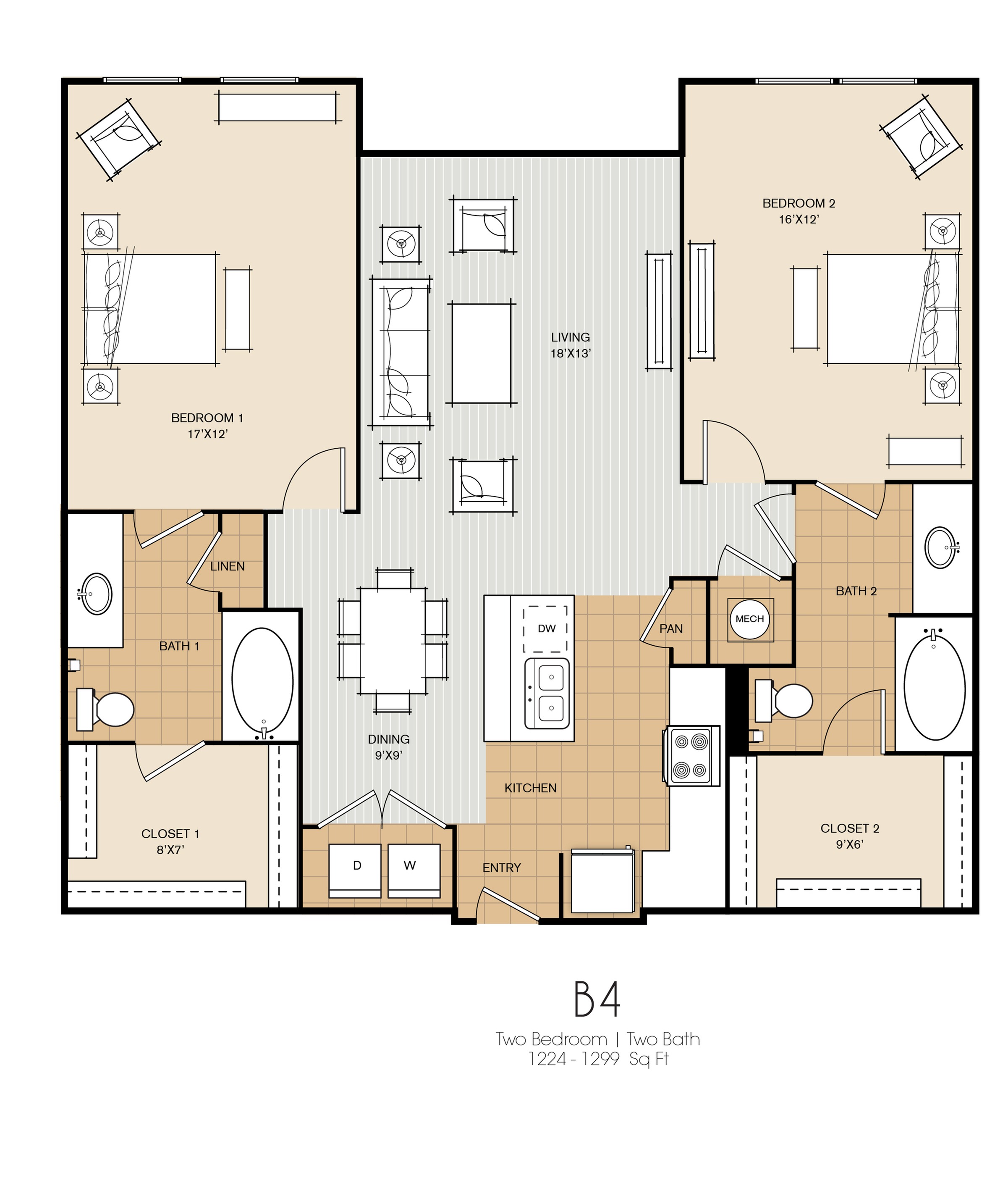 Studio 2 Bed Apartments Check Availability HiLine Heights