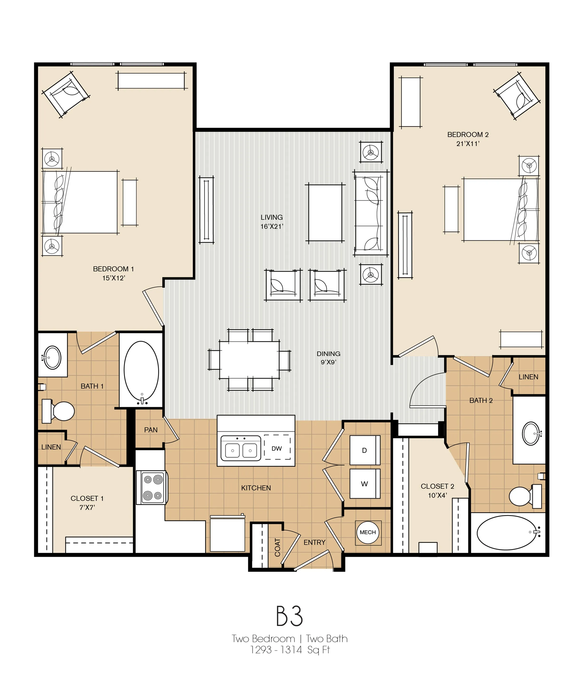Studio 2 Bed Apartments Check Availability HiLine Heights