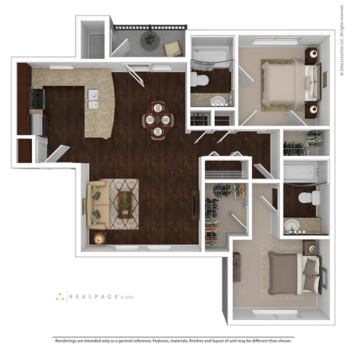2 Bedroom | 2 Bath | 1000 SqFt